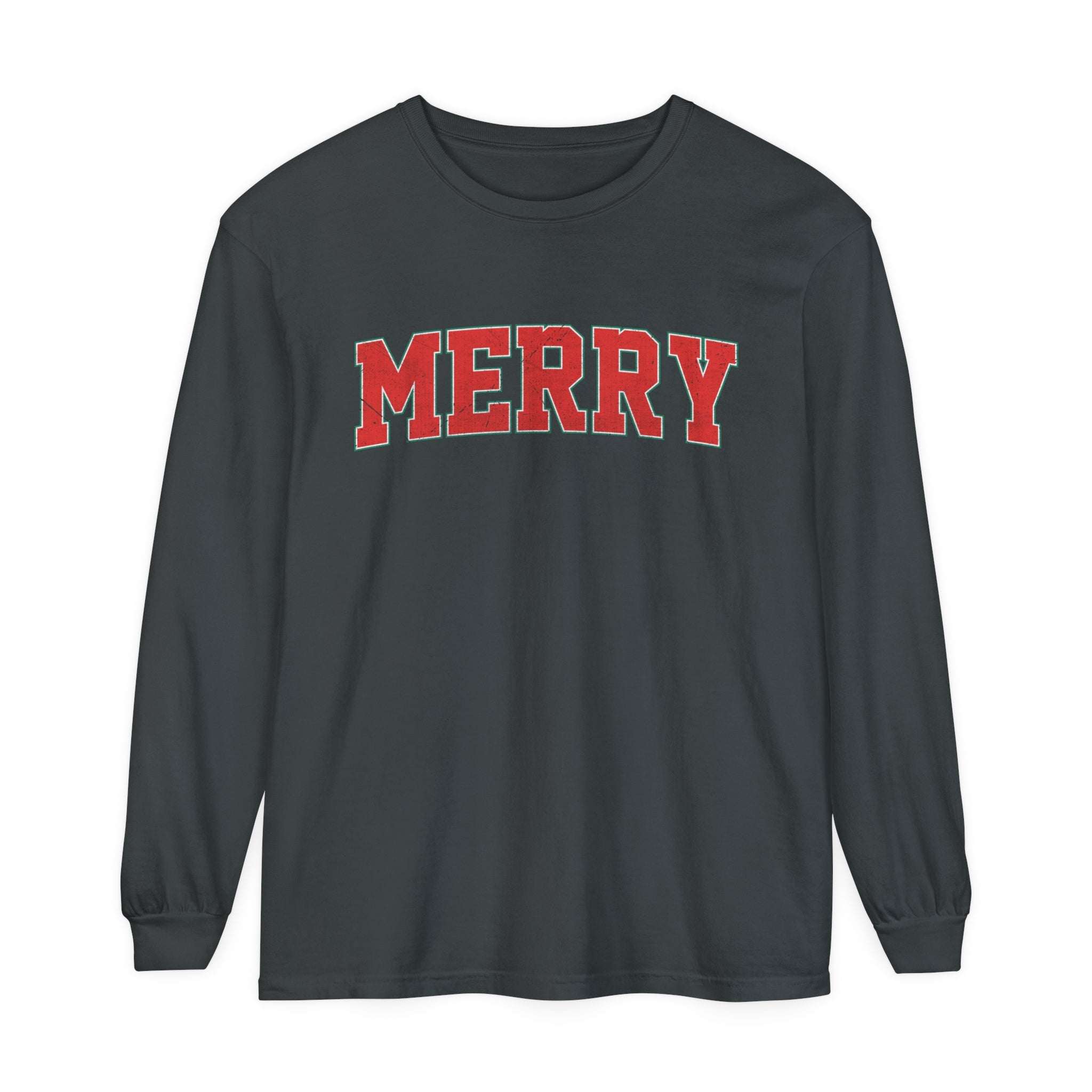 Long Sleeve Merry Shirt, Christmas Long Sleeve Shirt, Christmas Gift, Merry Christmas Tee, Merry Christmas Long Sleeve Shirt