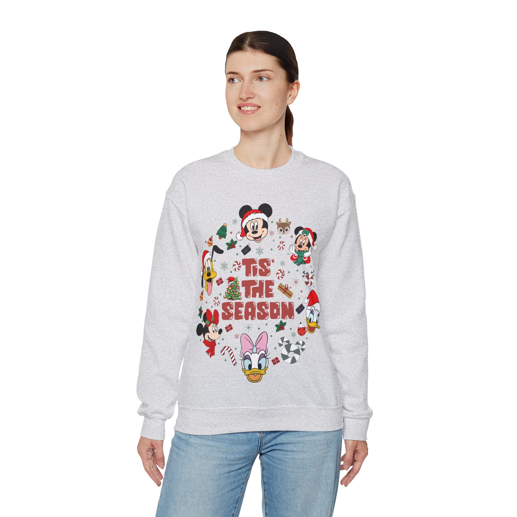 Mickey Tis The Season Sweatshirt, Disney Christmas Tis the Season Sweatshirt, Mickey and Friends Shirt, Disney Christmas Sweater, Tis The Season Shirt