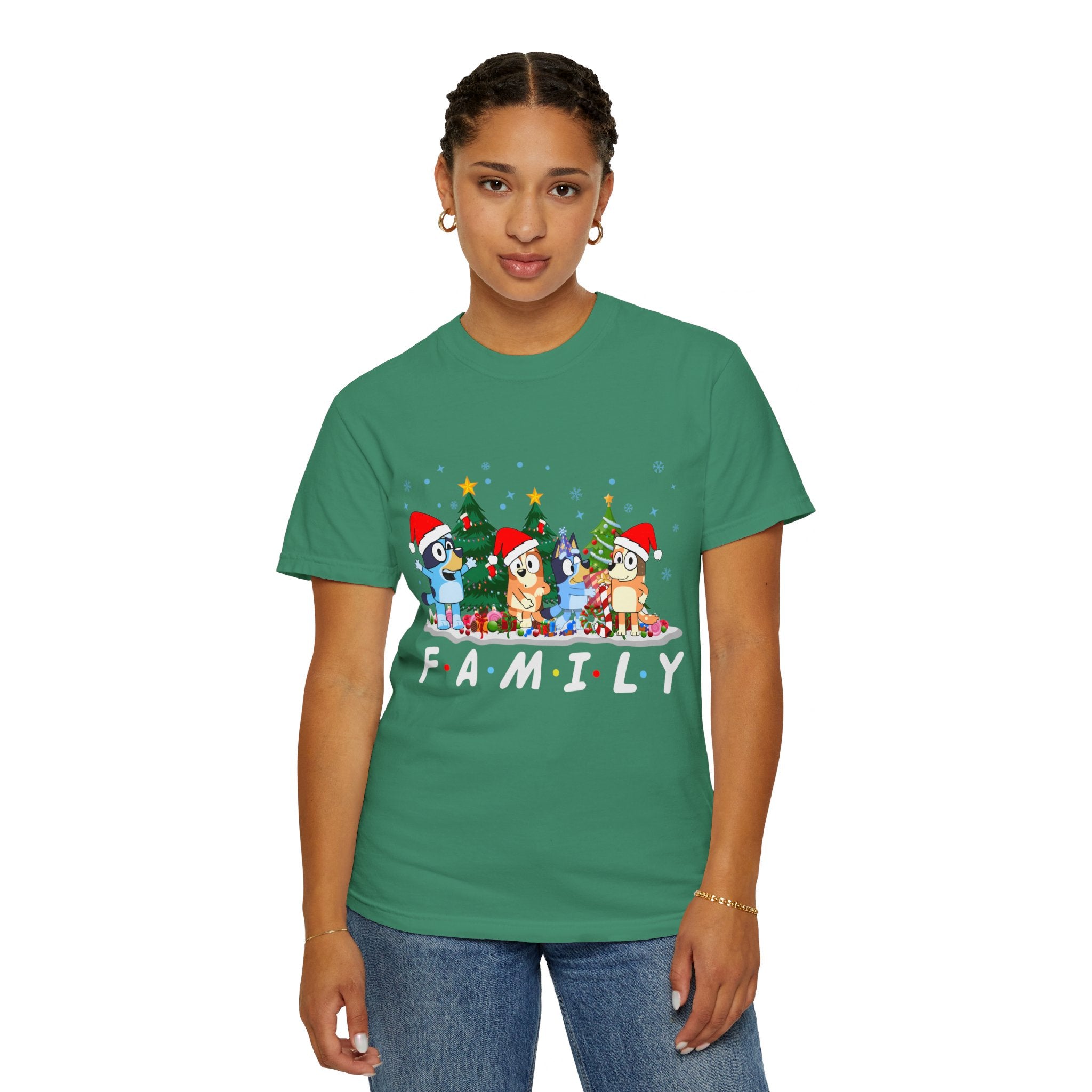 Christmas Bluey Family Shirt, Bluey Party Shirt, Christmas Family Bluey Shirt, Bluey Christmas Trip Shirt, Bluey Theme Tee