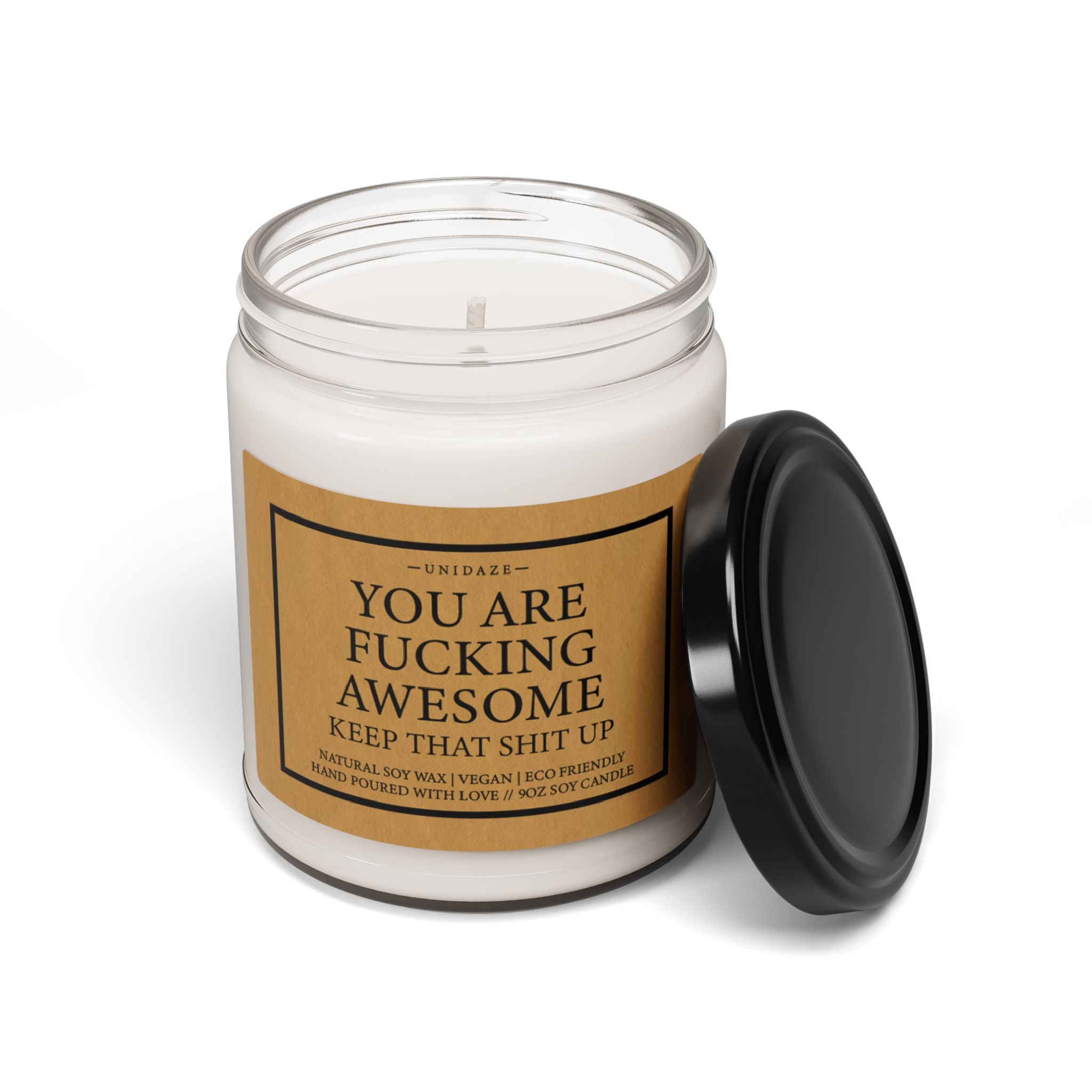 Best Friend Gift "You Are Fucking Awesome" For Friends, Girlfriends, 100% Soy, Sassy Candle, Unique Gift Idea, Gift for Her, Gift For Him