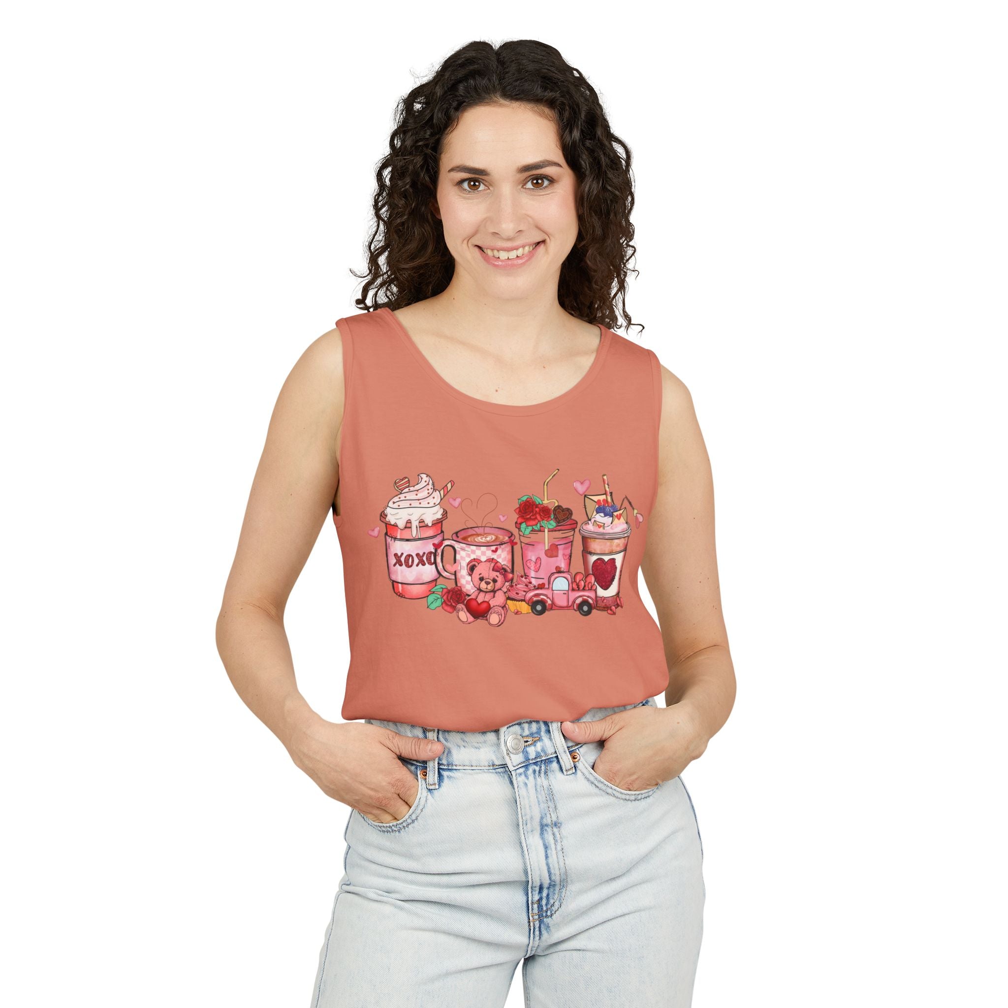 Coffee Valentines Tank Top, Valentines Day Shirt, Valentines Day Tank Top, Valentines Day Coffee Shirt, Coffee Lover Tee