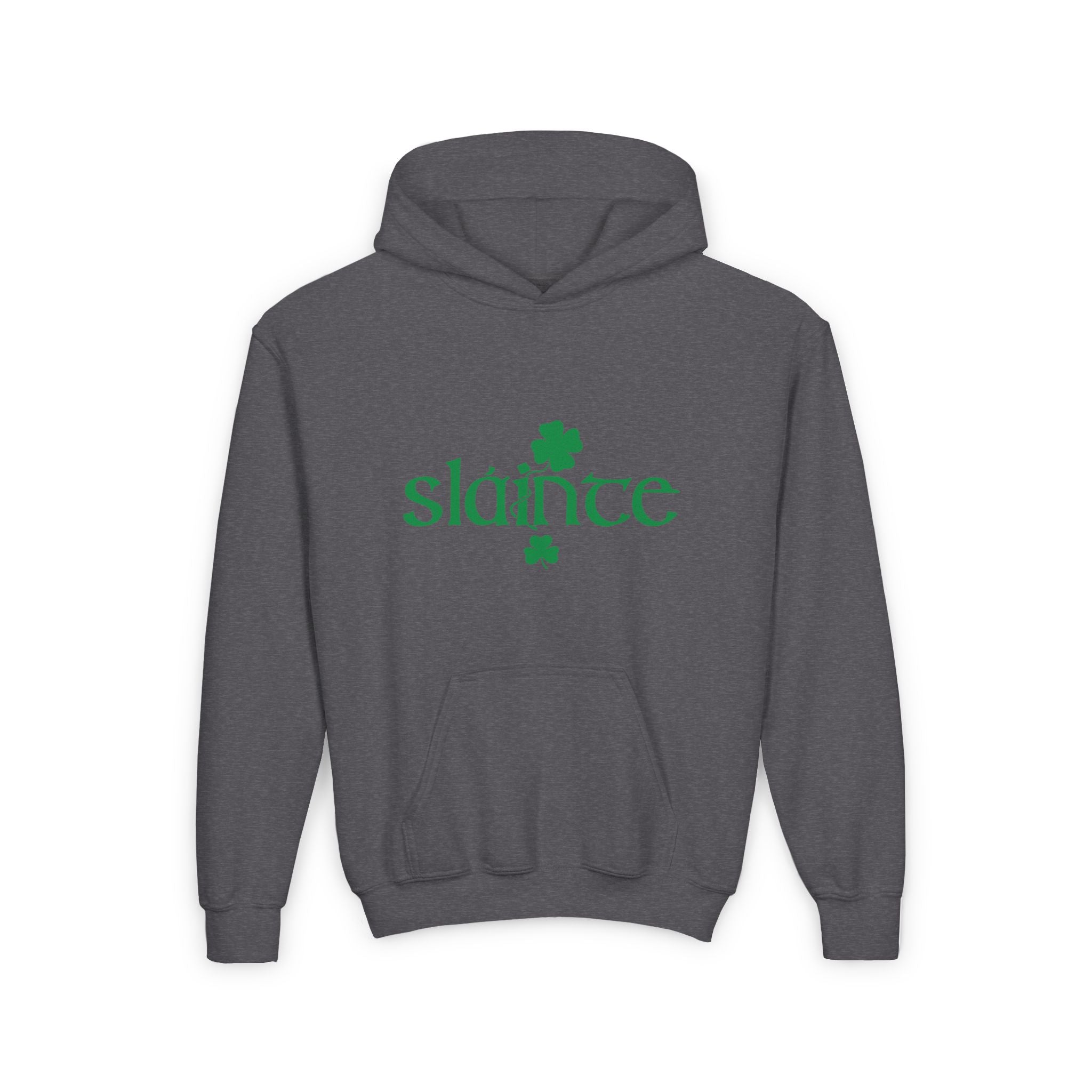 Slainte Kids Hoodie, St Patrick's Day Kids Hoodie, Irish Kids Hooded Sweatshirt, Cute Shamrock Tee, St Paddys Day Tee, Shenanigans, Gift for Boy Girl