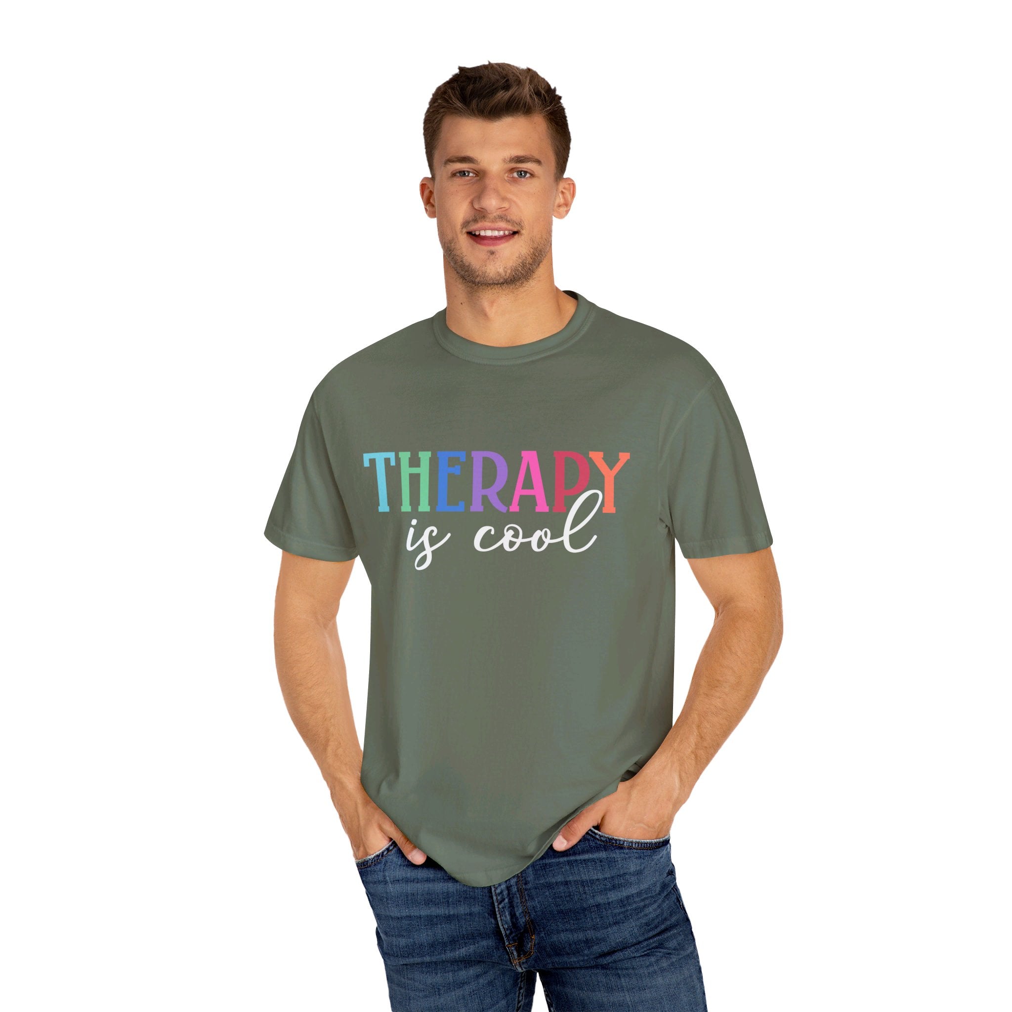 Therapy is Cool Shirt, Mental Health Matters, Gift for Therapist, Anxiety Shirt, School Psychologist Shirt