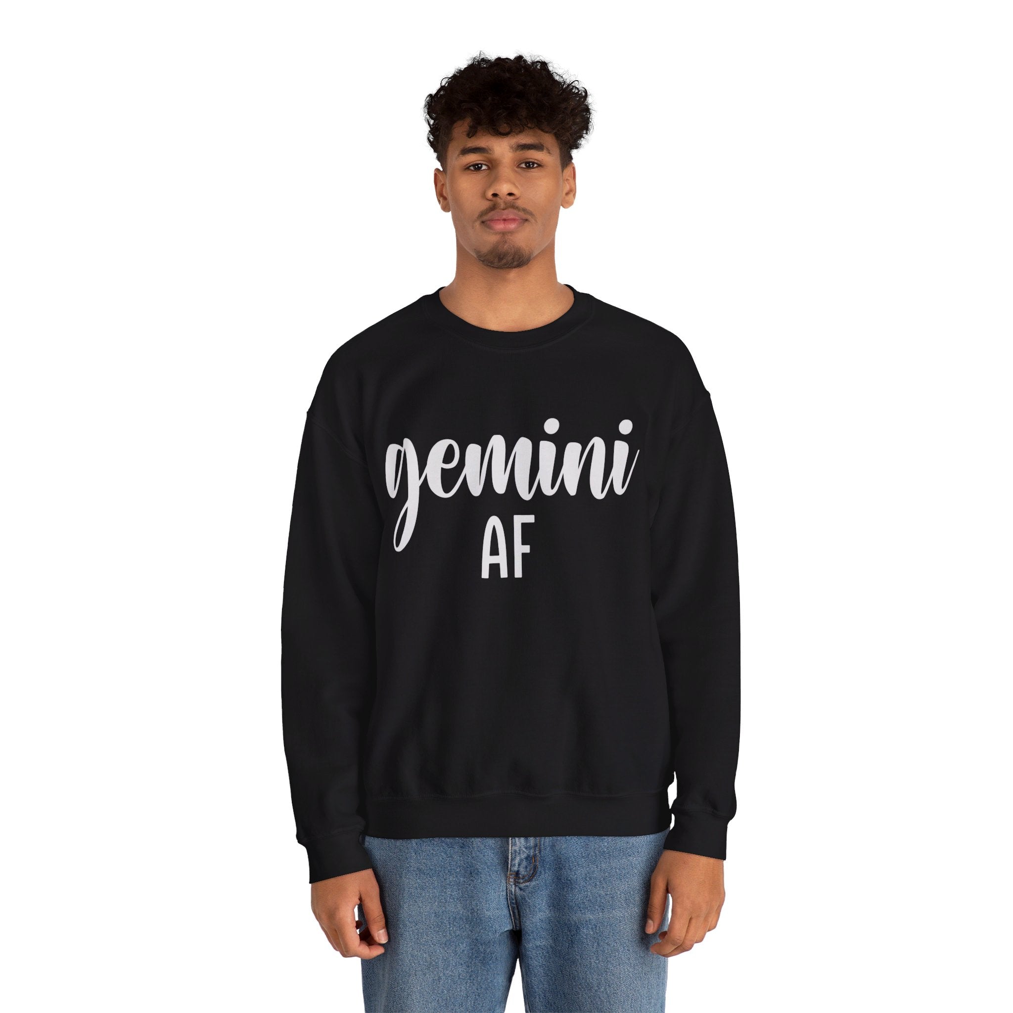 Gemini AF Sweatshirt, Gemini Sweatshirt, Gemini Sign Crewneck, Gemini Gifts, Gemini Birthday Gift, Zodiac Shirt