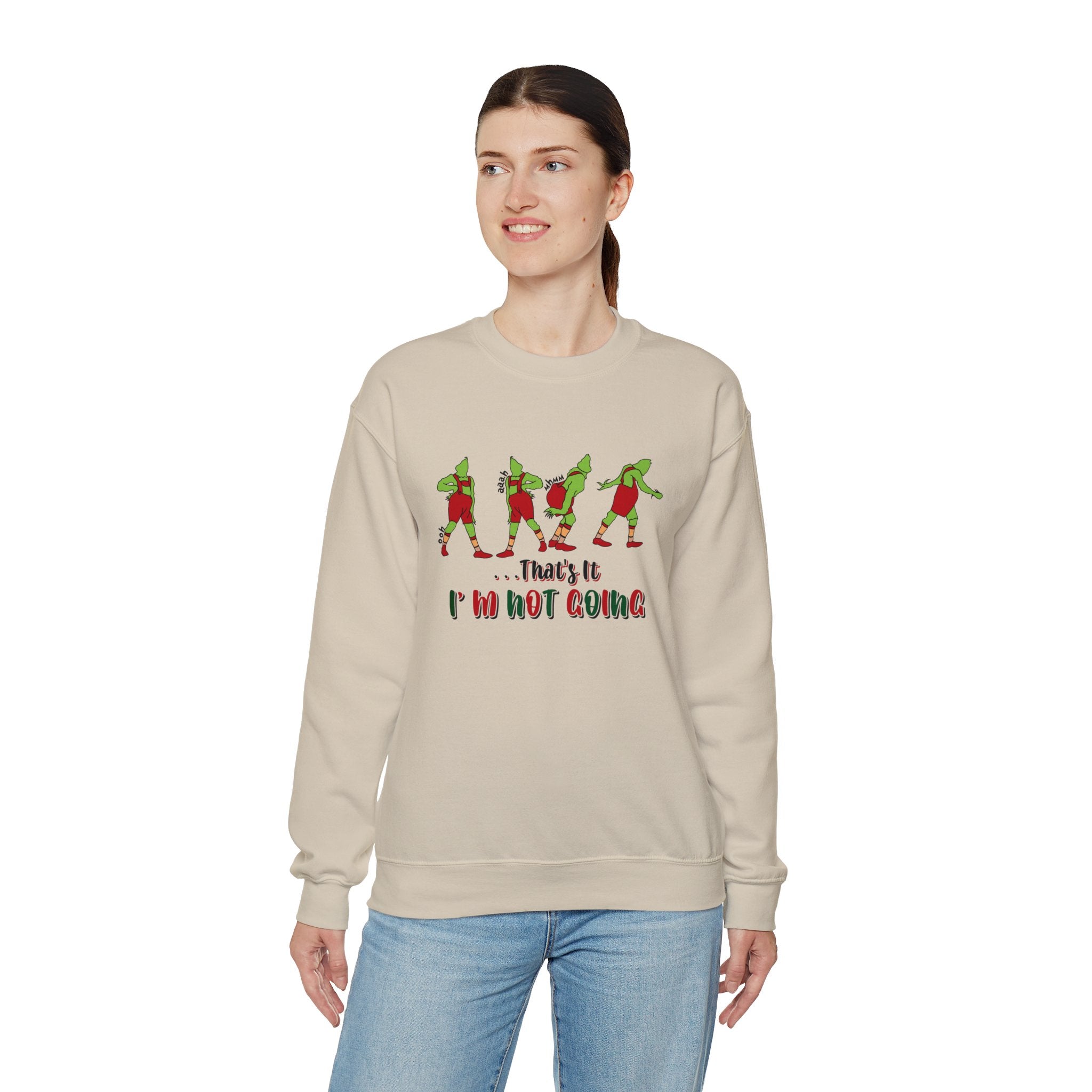 That's It I'm Not Going Sweatshirt, Funny Christmas Sweater, Cute Christmas Sweatshirts, Merry Christmas, Xmas Shirt, Christmas Gift For Her