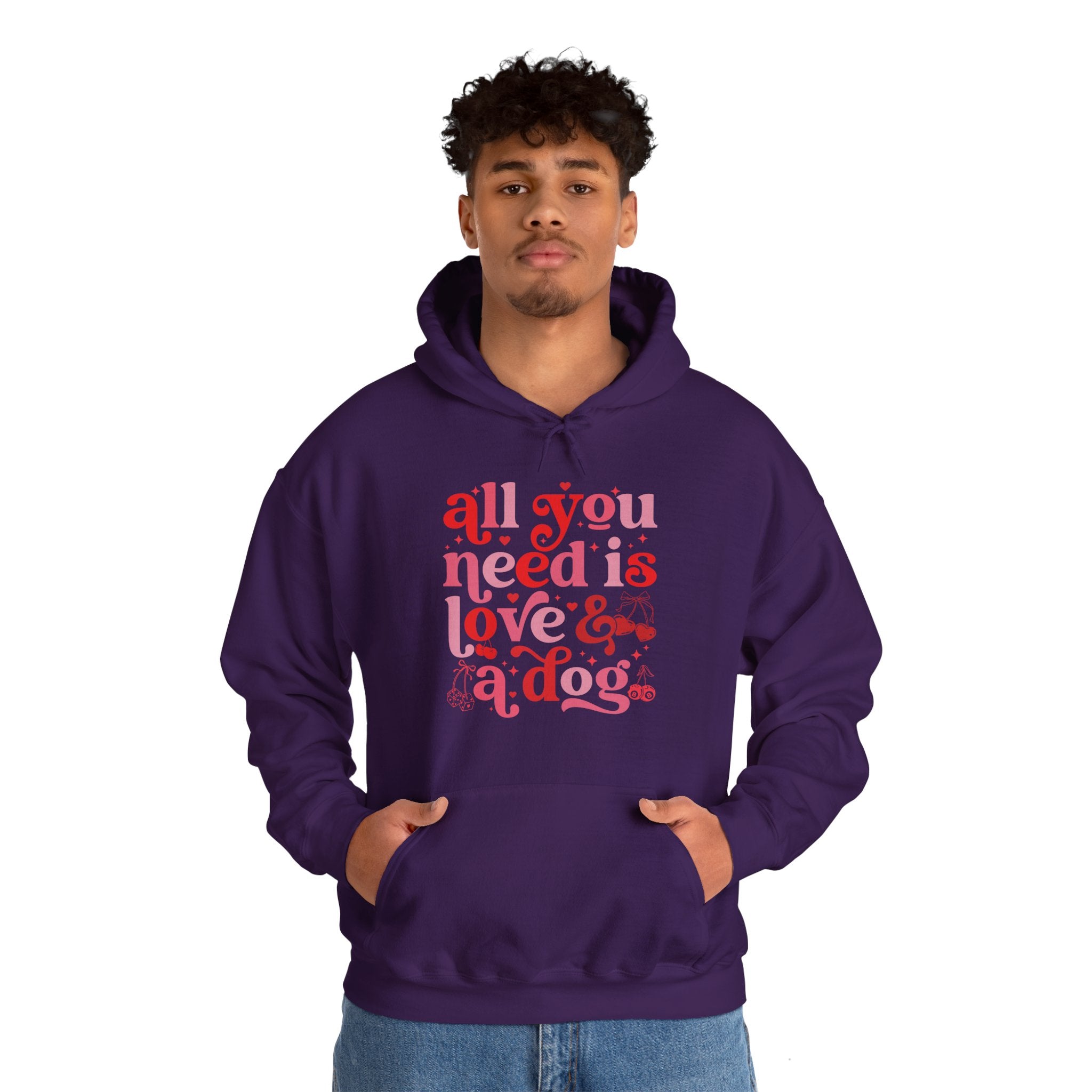 All You Need Is Love And A Dog Hoodie, Dog Lover Shirt, Dog Lover Gift, Dog Mom Shirt, Dog Quote Shirt, Dog Owner Shirt, Dog Mama Shirt