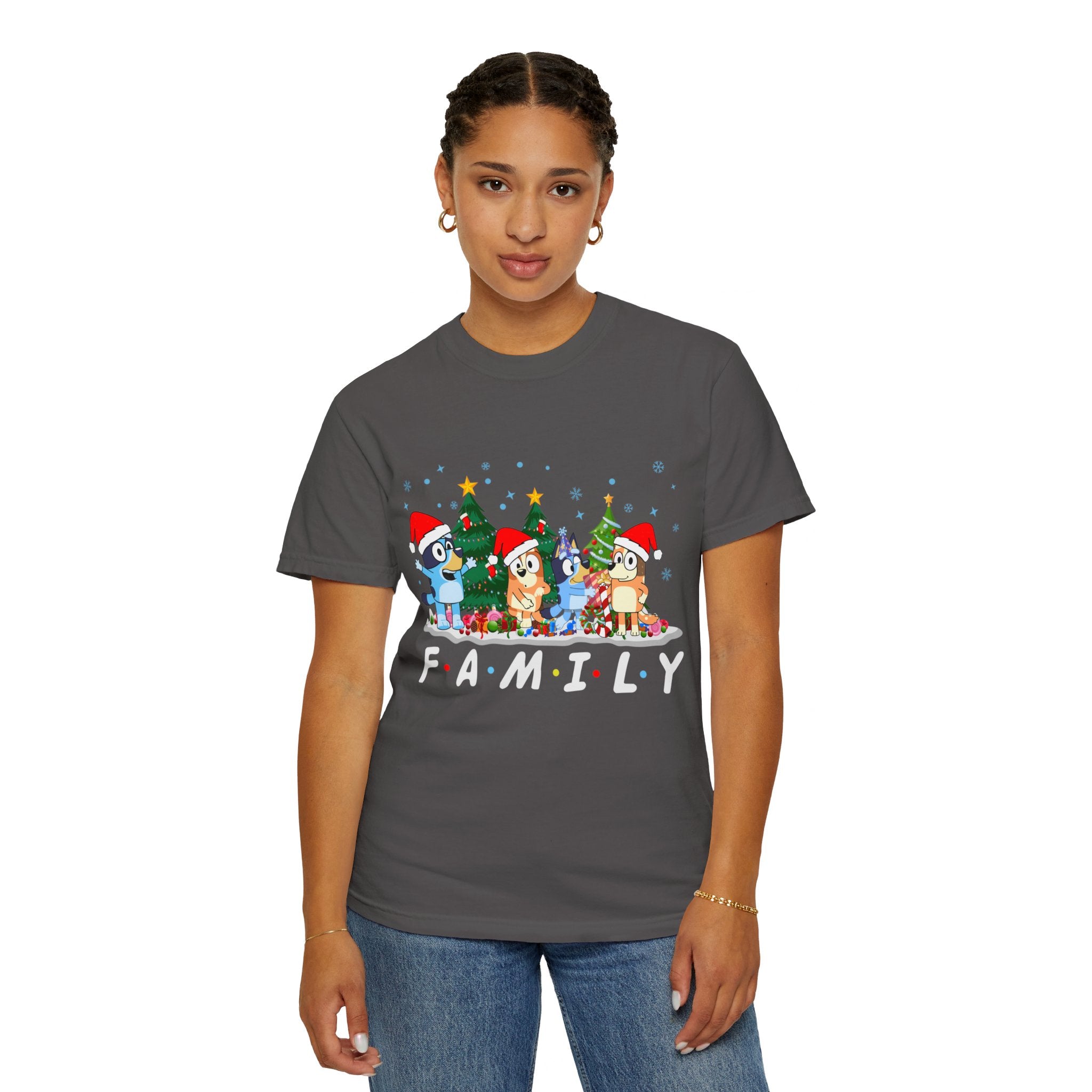 Christmas Bluey Family Shirt, Bluey Party Shirt, Christmas Family Bluey Shirt, Bluey Christmas Trip Shirt, Bluey Theme Tee