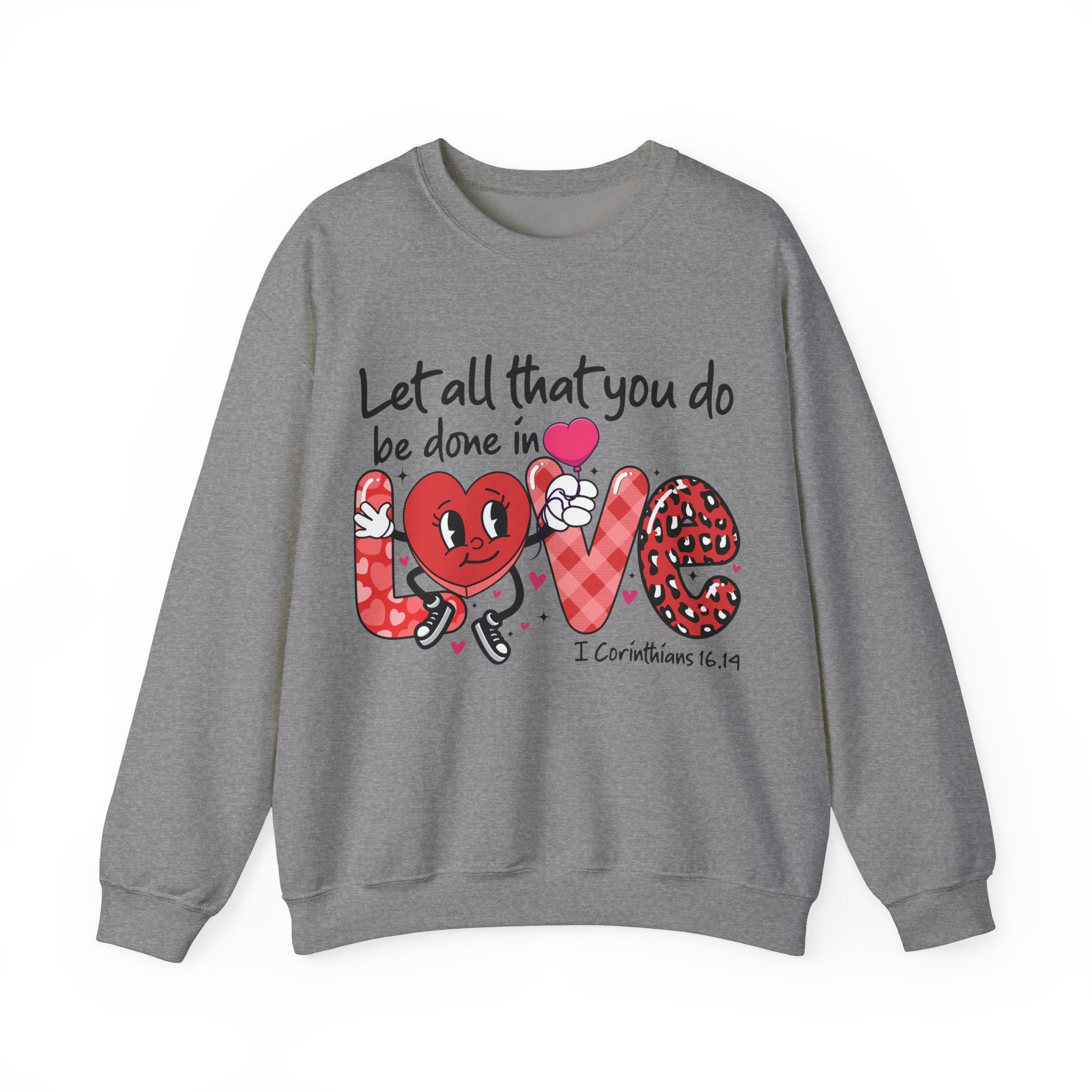Let all that you do be done in Love T-Shirt, Valentines Day Shirt for Women, Cute Valentine Day Shirt, Valentine's Day Gift