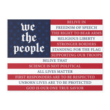 Conservative We The People, 2nd Amendment, Republican Yard Sign