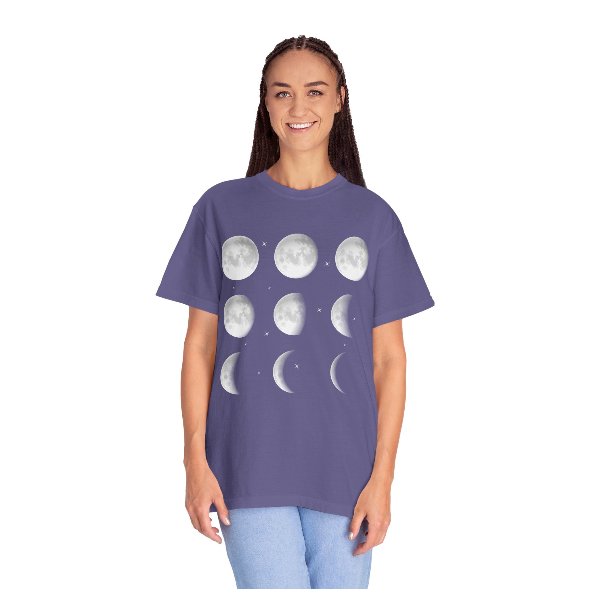 Moon Phase Shirt, Celestial Shirt, Astrology Shirt, Spiritual Shirt, Aesthetic Shirt, Moon Shirt, Mystical Shirt, Astronomy Shirt, Retro Tee