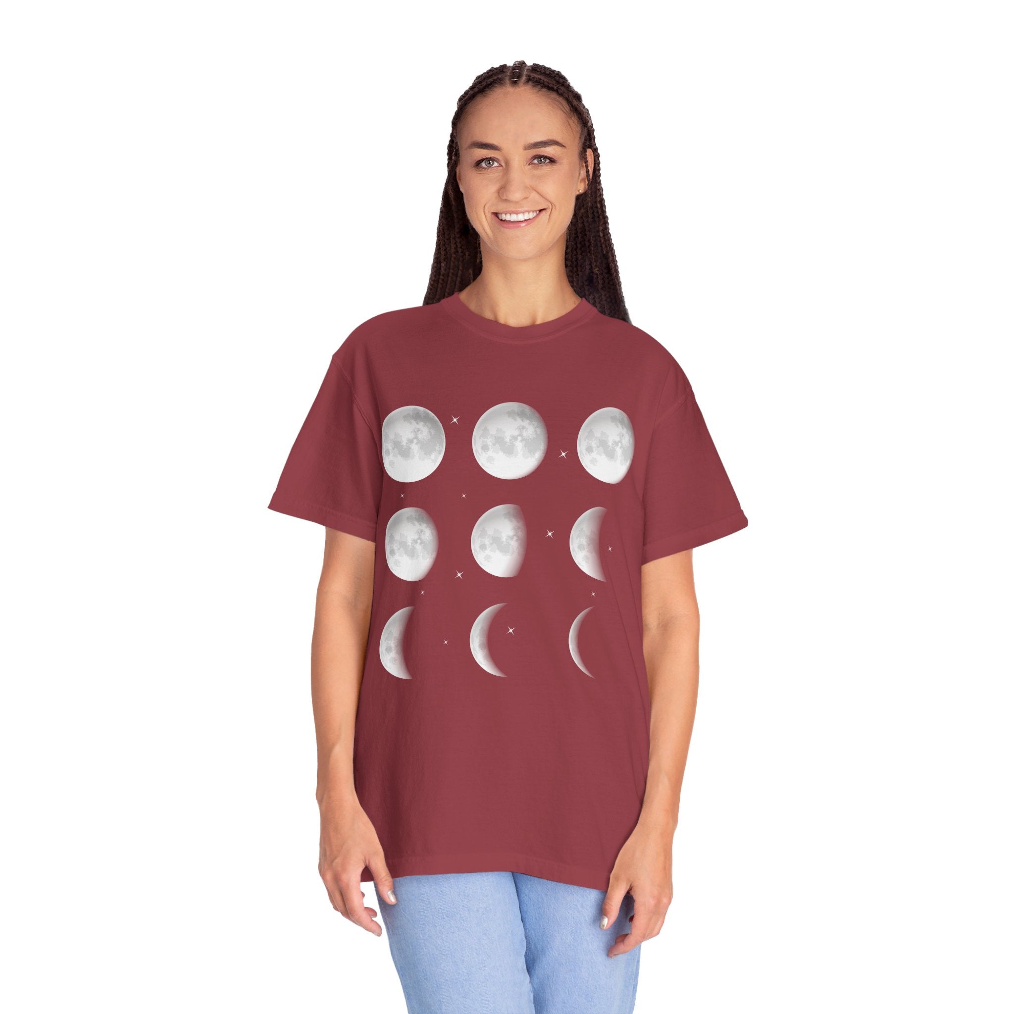 Moon Phase Shirt, Celestial Shirt, Astrology Shirt, Spiritual Shirt, Aesthetic Shirt, Moon Shirt, Mystical Shirt, Astronomy Shirt, Retro Tee