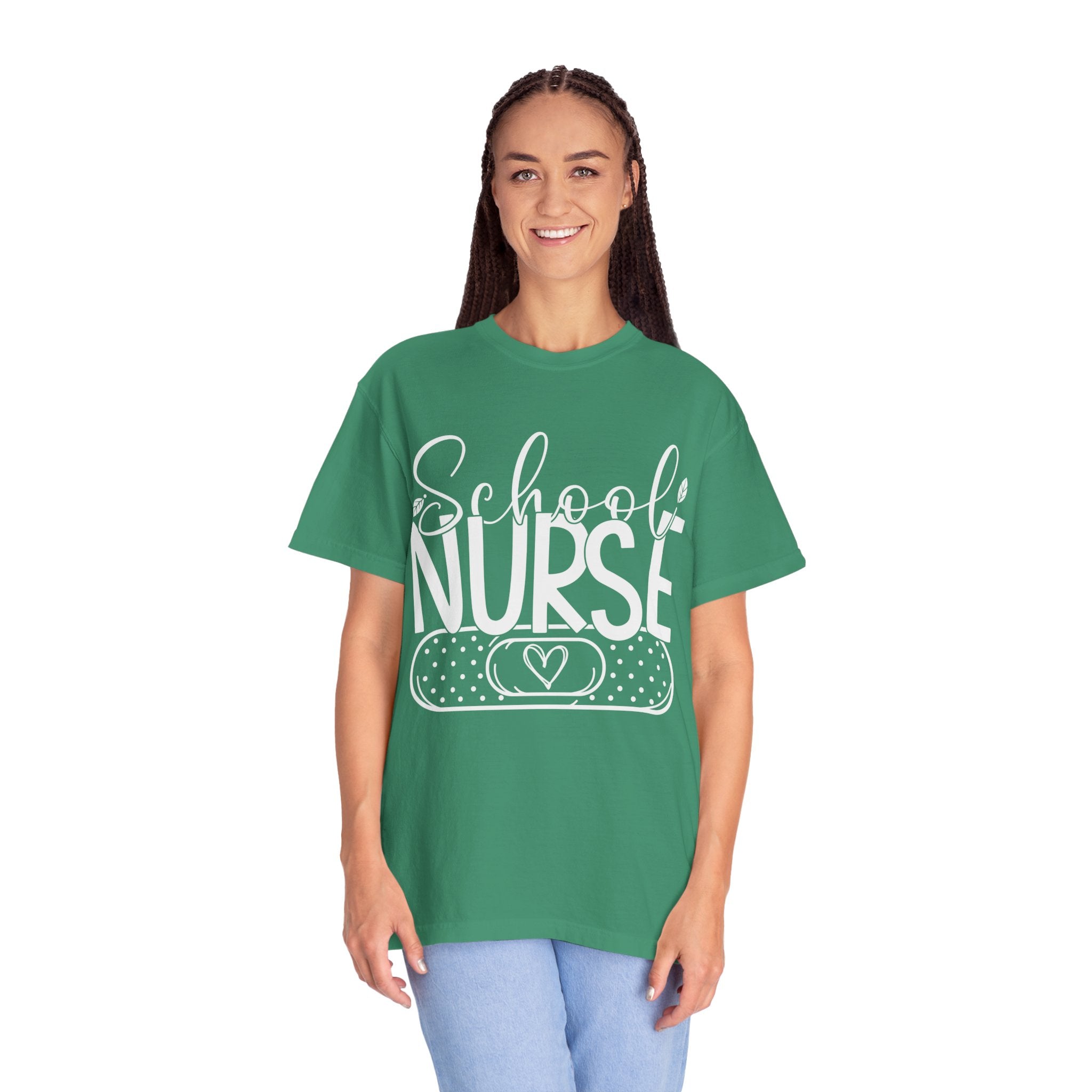 School Nurse Shirt Nurse TShirt School Shirts For Nurse Cute School Nurse Shirt Unisex Graphic Tees Women Trendy School Nurse V Neck Shirt