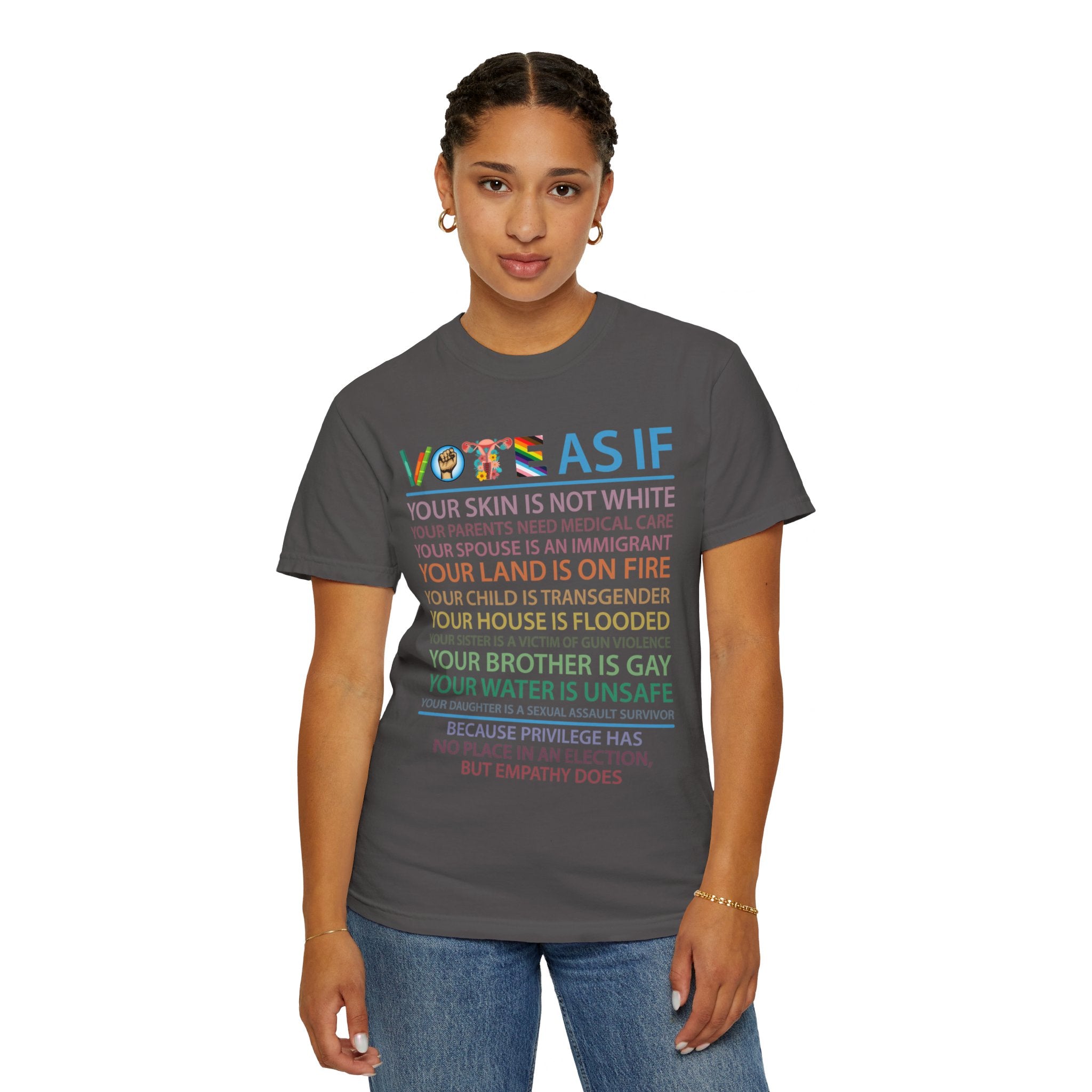 Vote As If Shirt, Custom Register Tee, Election Shirt, Voter T-Shirt, Voting Tee, Vote Gift, Equality Shirt, Pro Choice Shirt, Roe v Wade Shirt