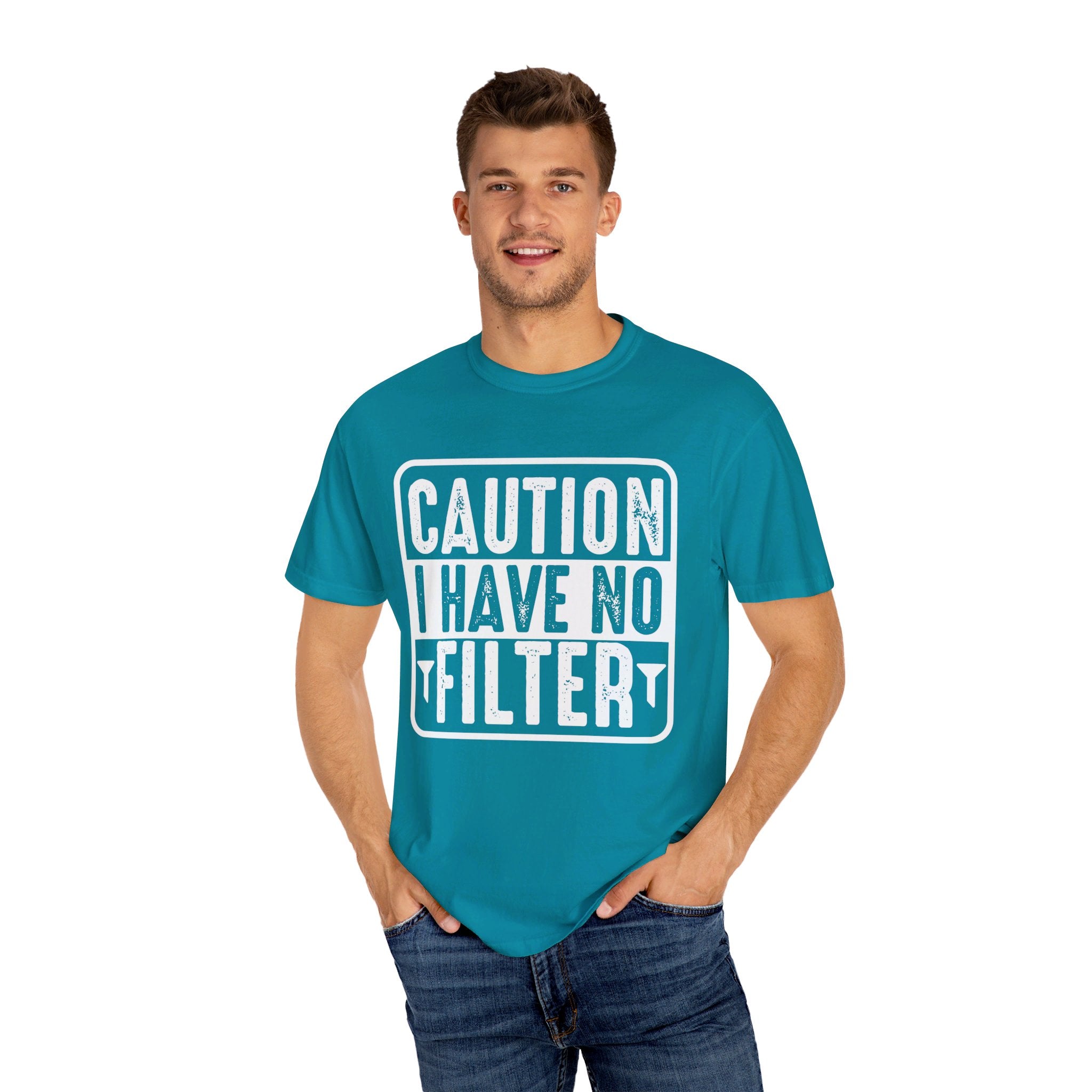 Caution I Have No Filter shirt, Sassy Shirt, Sarcastic tee, Funny Saying Shirt