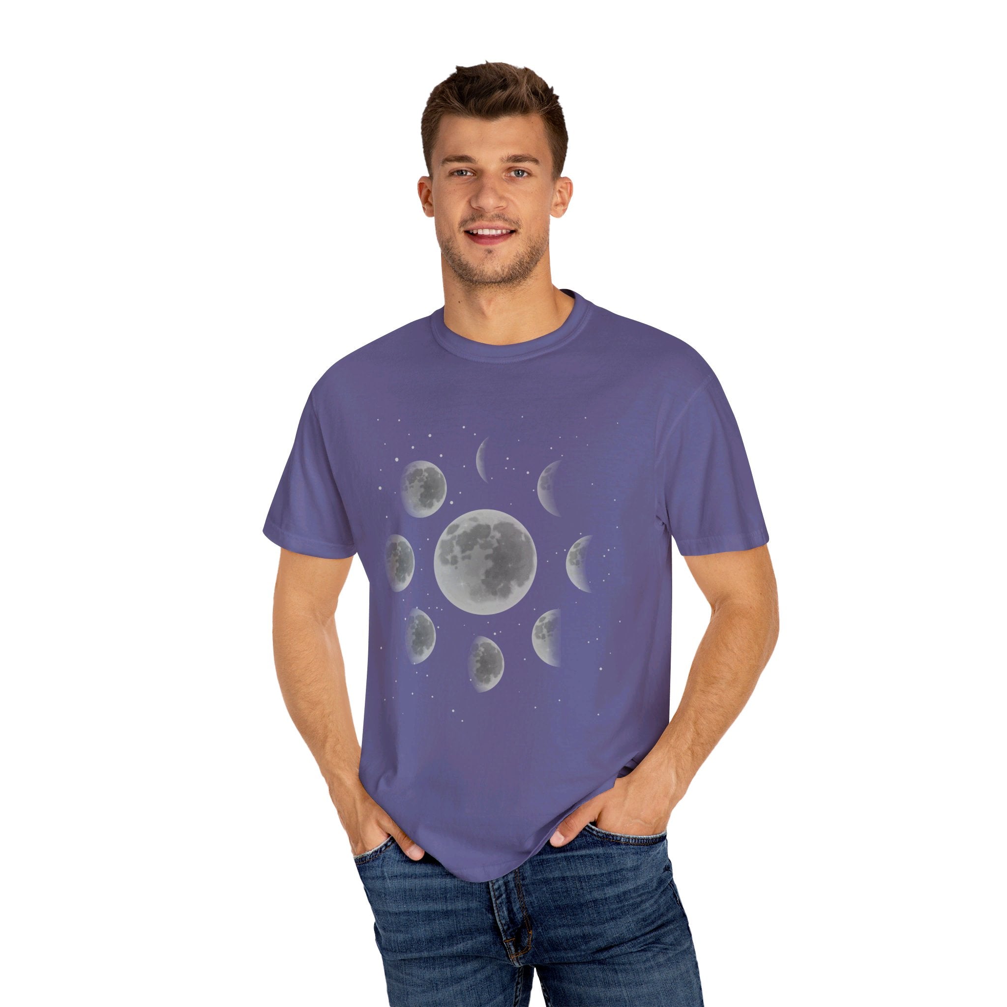 Moon Phase Lunar Shirt, Celestial Shirt, Astrology Tee, Spiritual Shirt, Aesthetic Shirt, Moon Shirt, Mystical Shirt, Astronomy Shirt