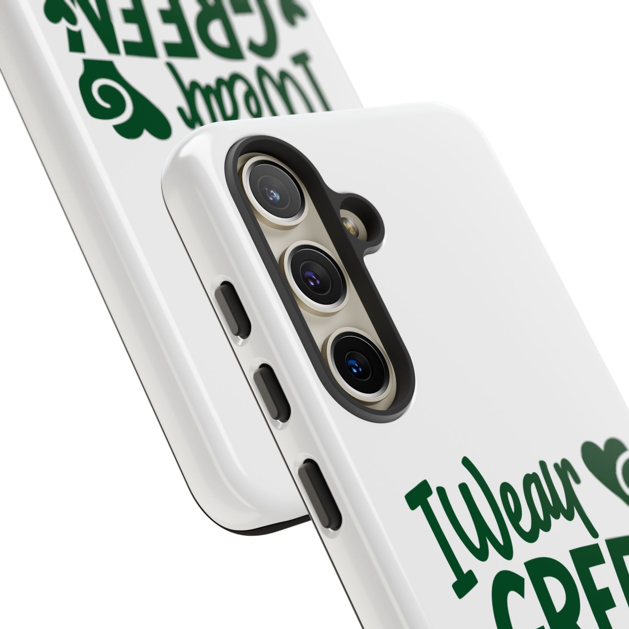 I Wear Green For Mental Health Awareness Phone Cases, Mental Health Matters Phone Case, Inspirational Phone Case, Motivational Phone Case, iPhone, Google Pixel & Samsung Galaxy