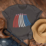 USA Air Force Flyover TShirt, Red White Blue Shirt,4th Of July Shirt, American Flag Tee, Air Force Shirt, Freedom Shirt, Airplane Show Shirt