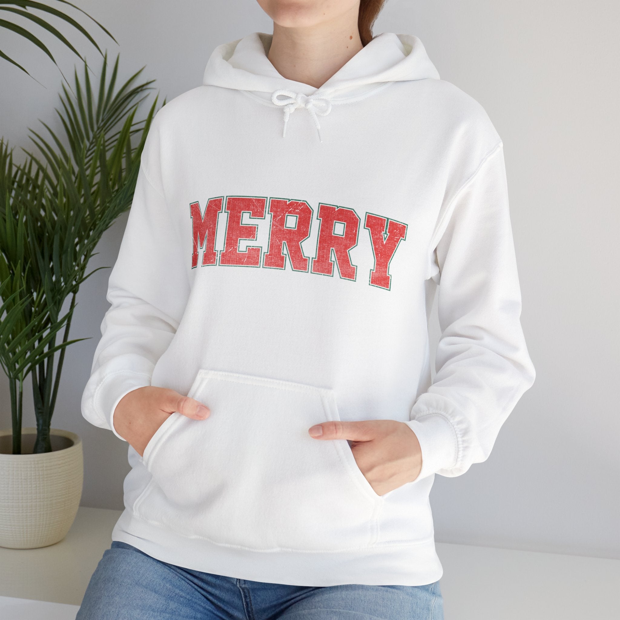 Christmas Merry Hooded Sweatshirt