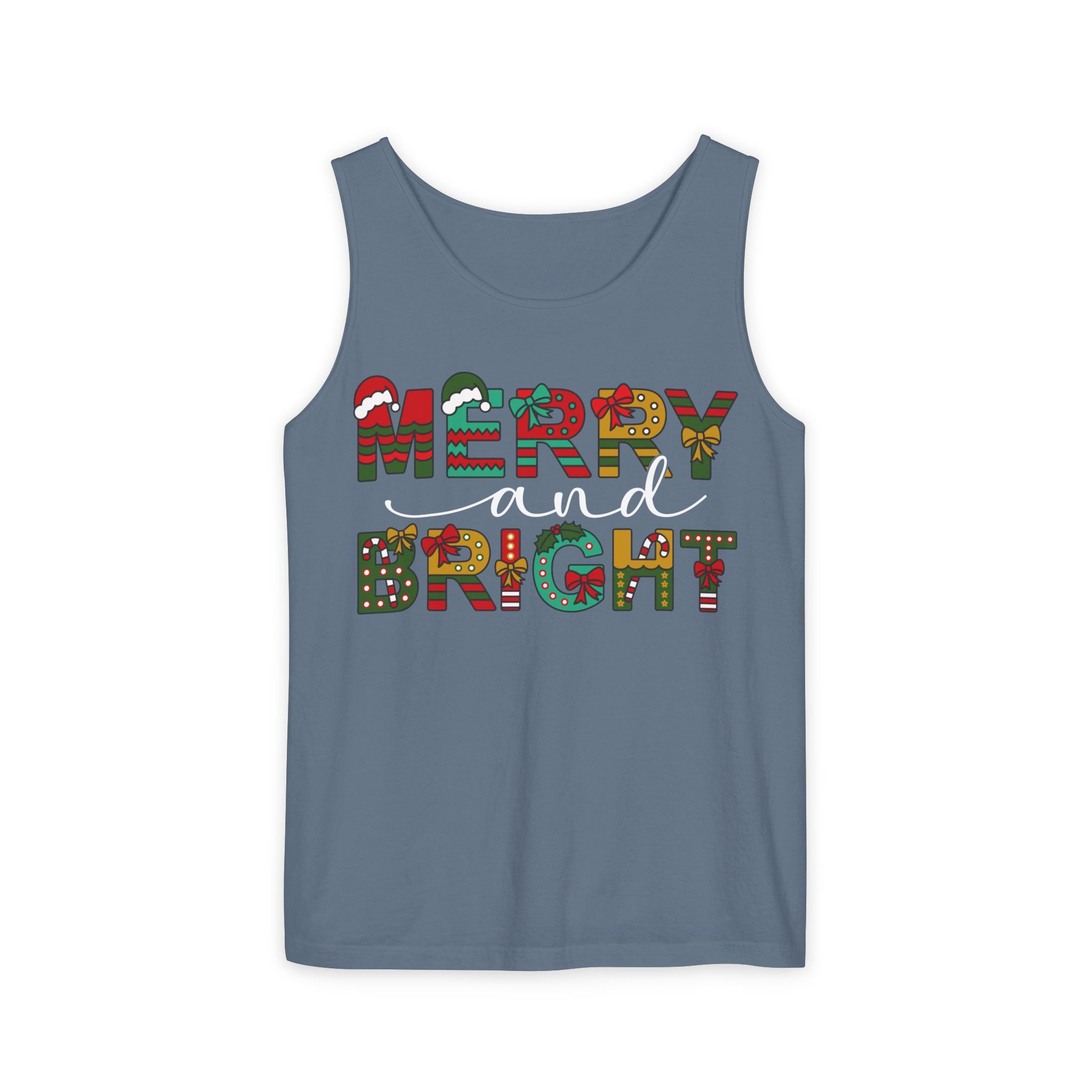 Christmas Merry and bright Tank Top