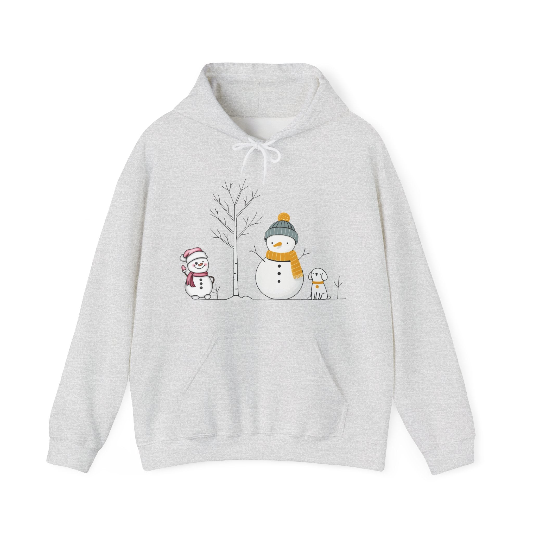 Christmas Snowman Hooded Sweatshirt