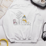 Christmas Snowman Sweatshirt, Snowman Shirt, Christmas Sweatshirt, Snowman T-Shirt, Christmas Crewneck, Christmas Shirts for Women