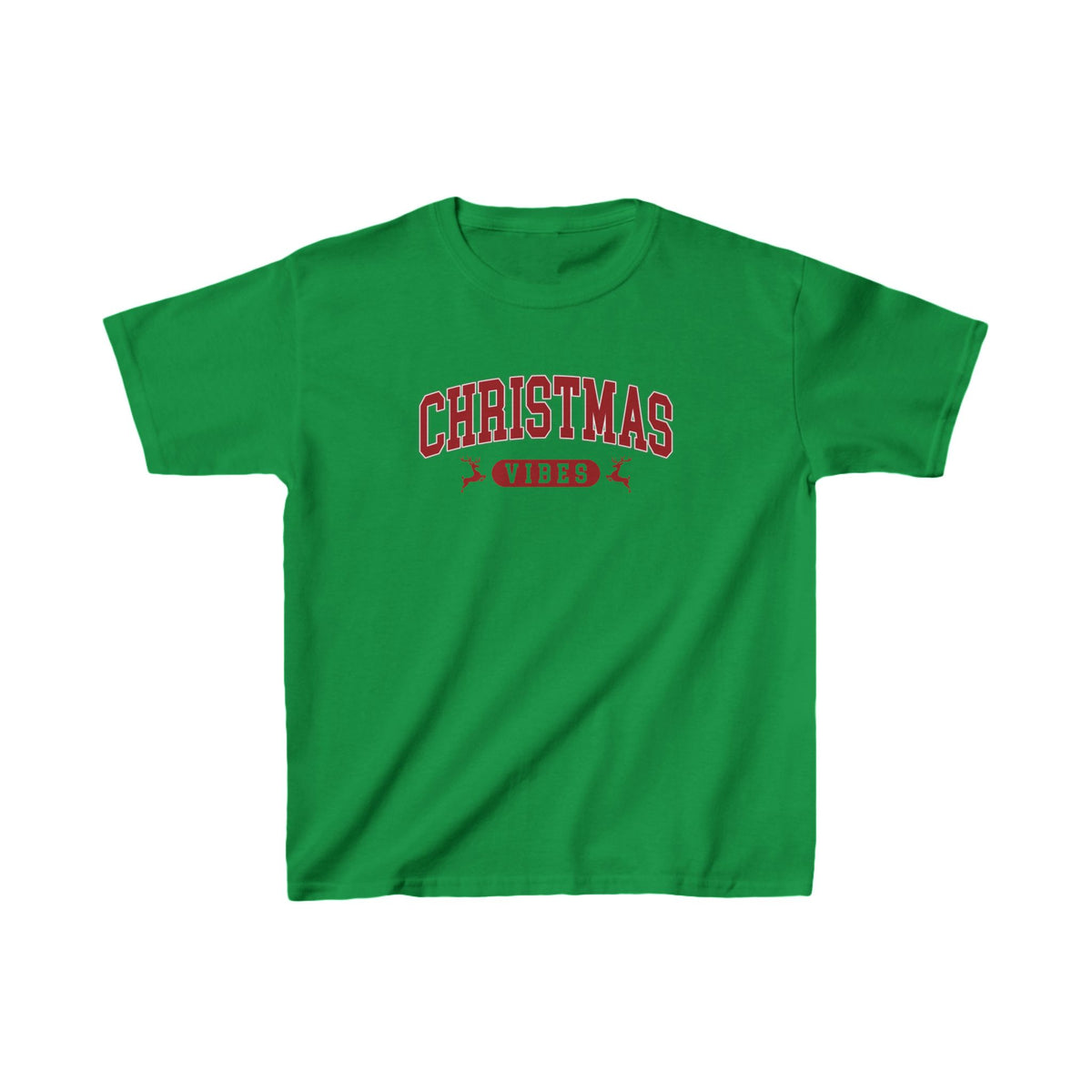 Christmas vibes kids t shirts