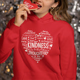 Cute Heart Be Kind Hoodie