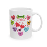 Disney Mickey And Friends Candy Hearts Valentine Mug