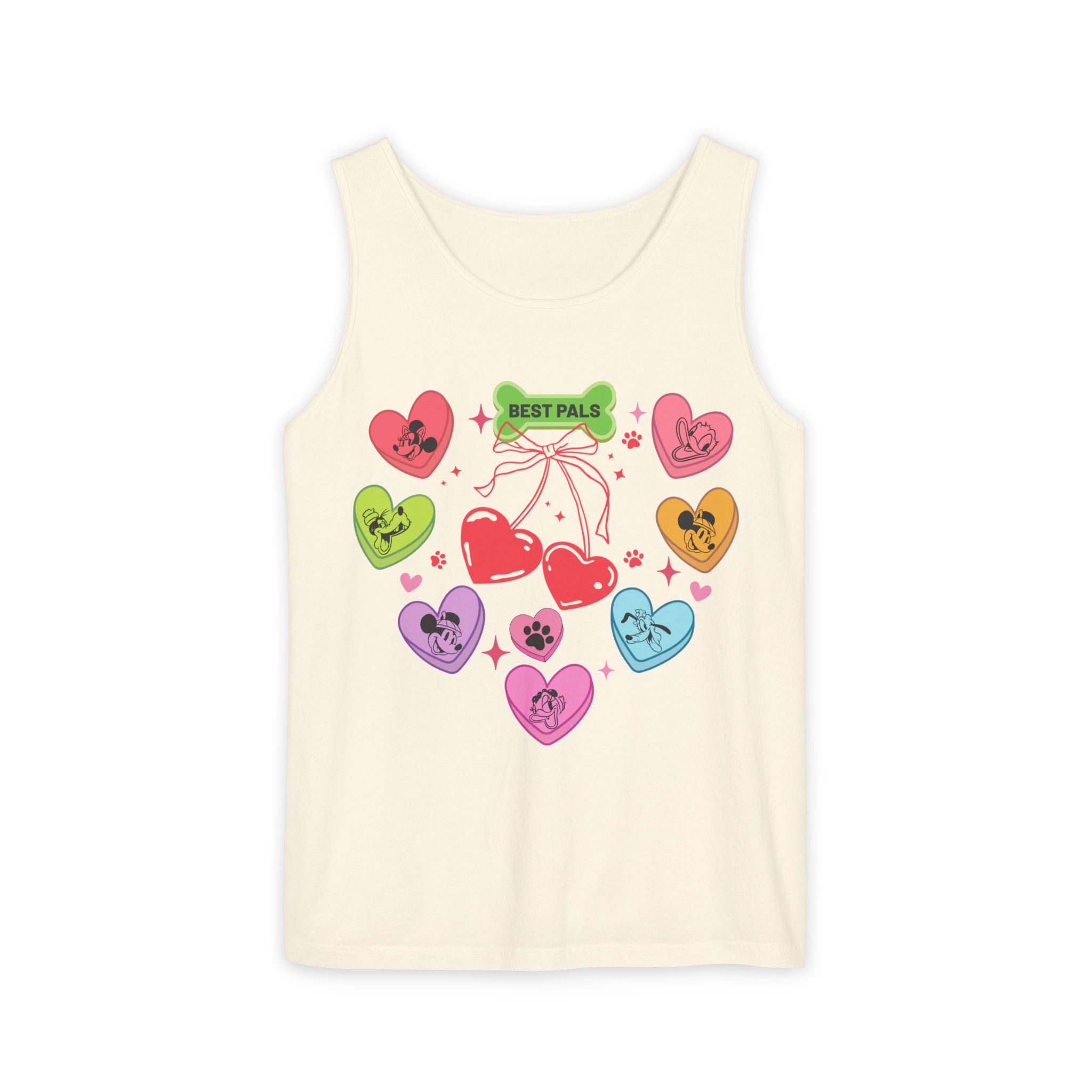 Disney Mickey And Friends Hearts Tank Top