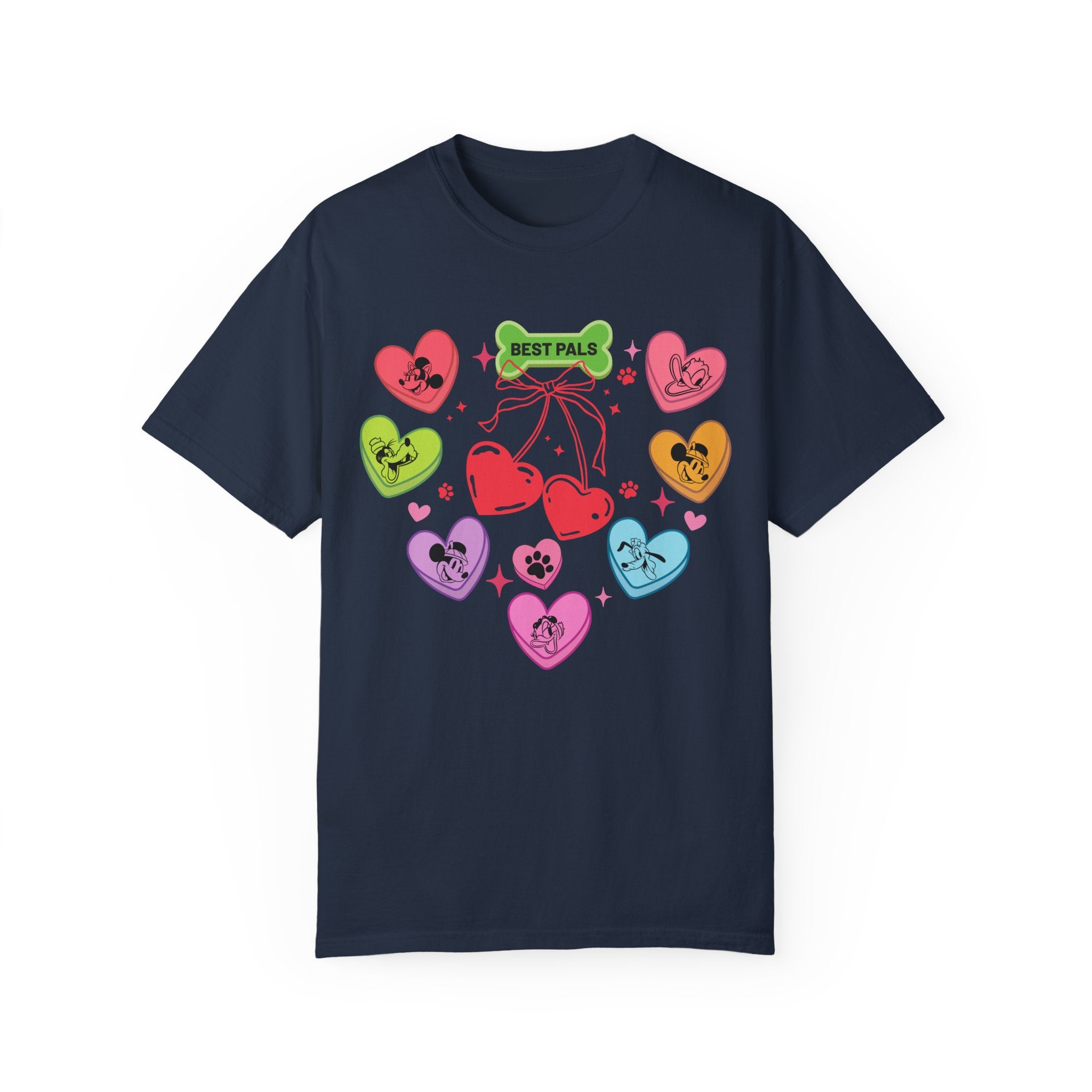 Disney Mickey And Friends Valentine's Candy Hearts Tee