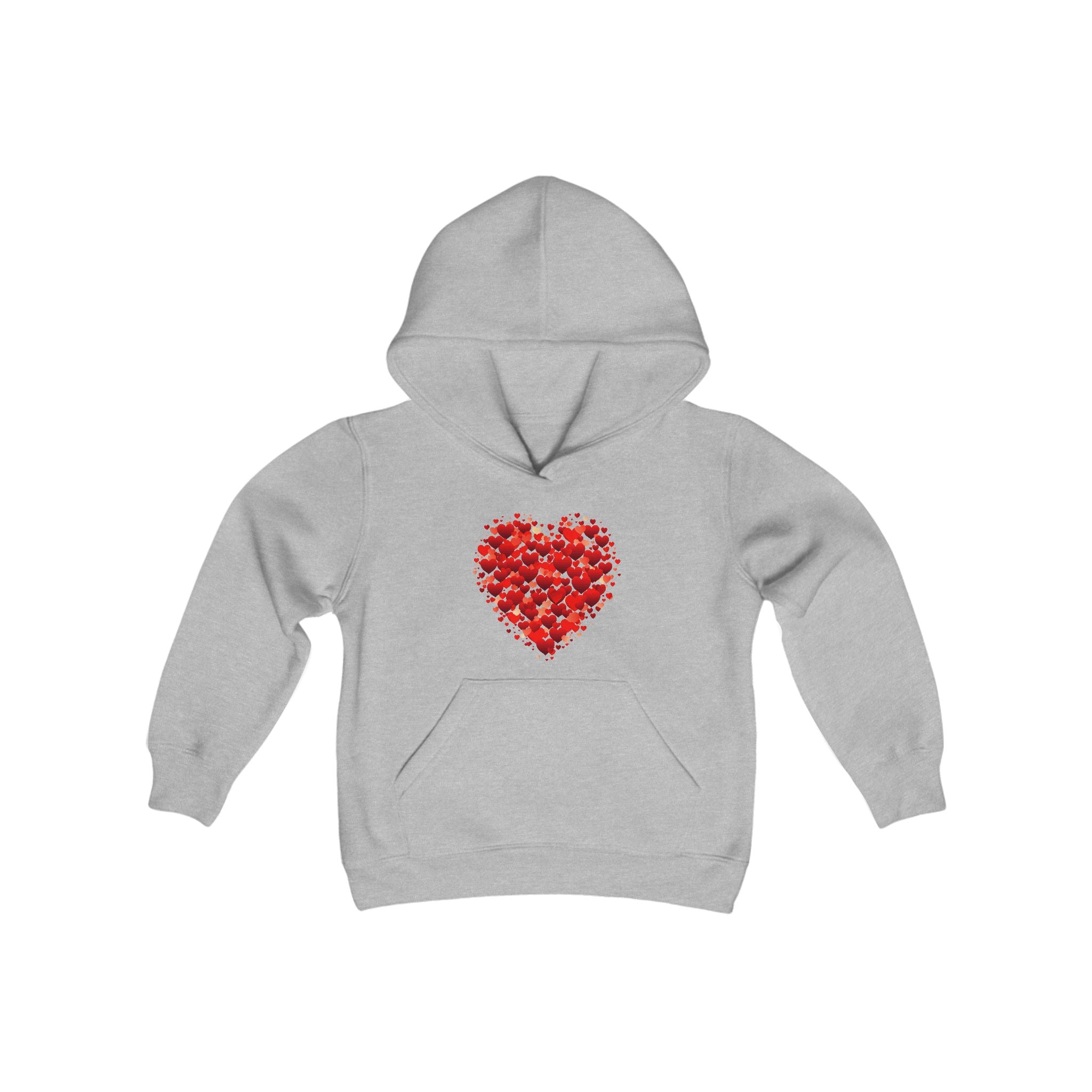 Double Red Heart Kids Hoodie