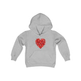 Double Red Heart Kids Hoodie