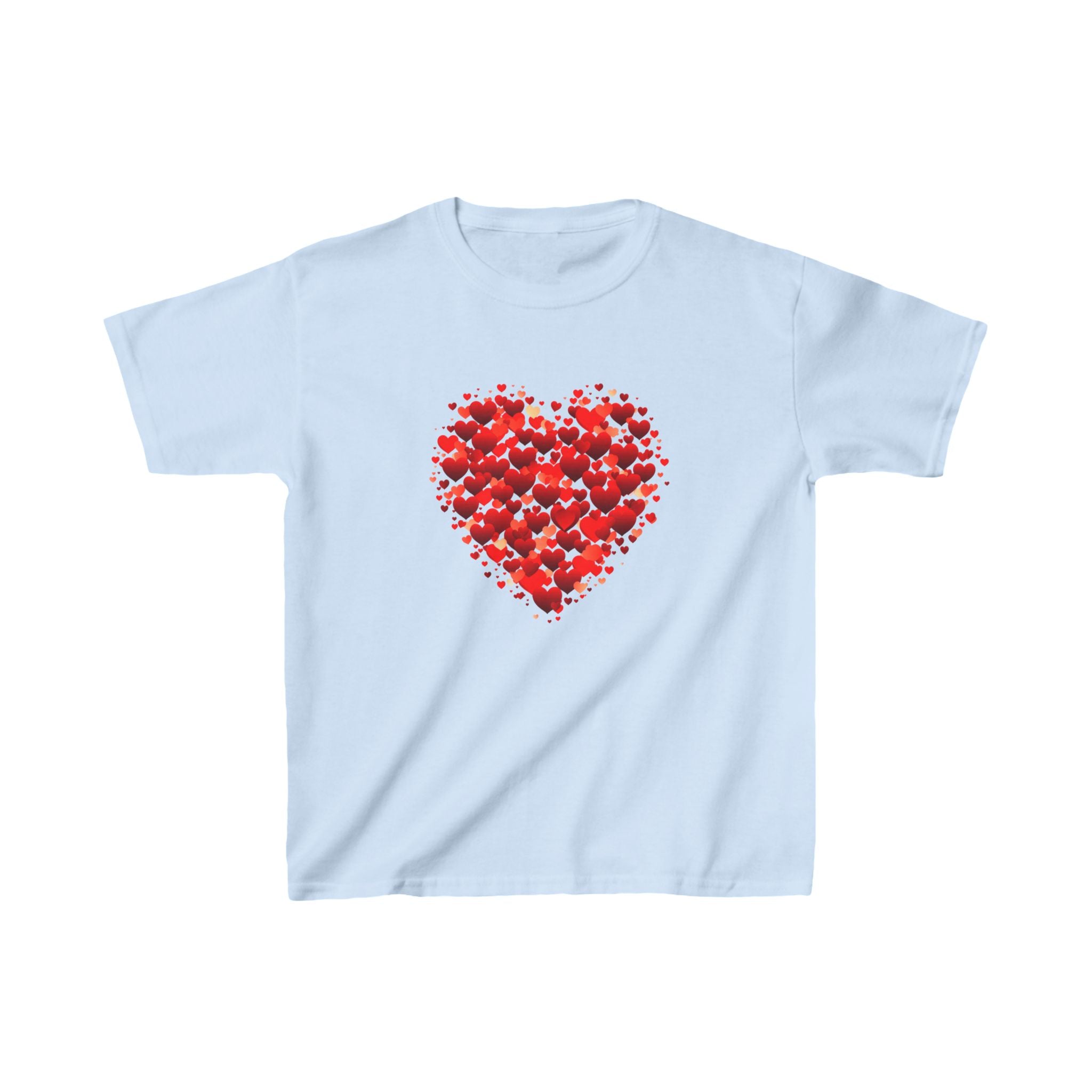 Double Red Heart Kids T-Shirt