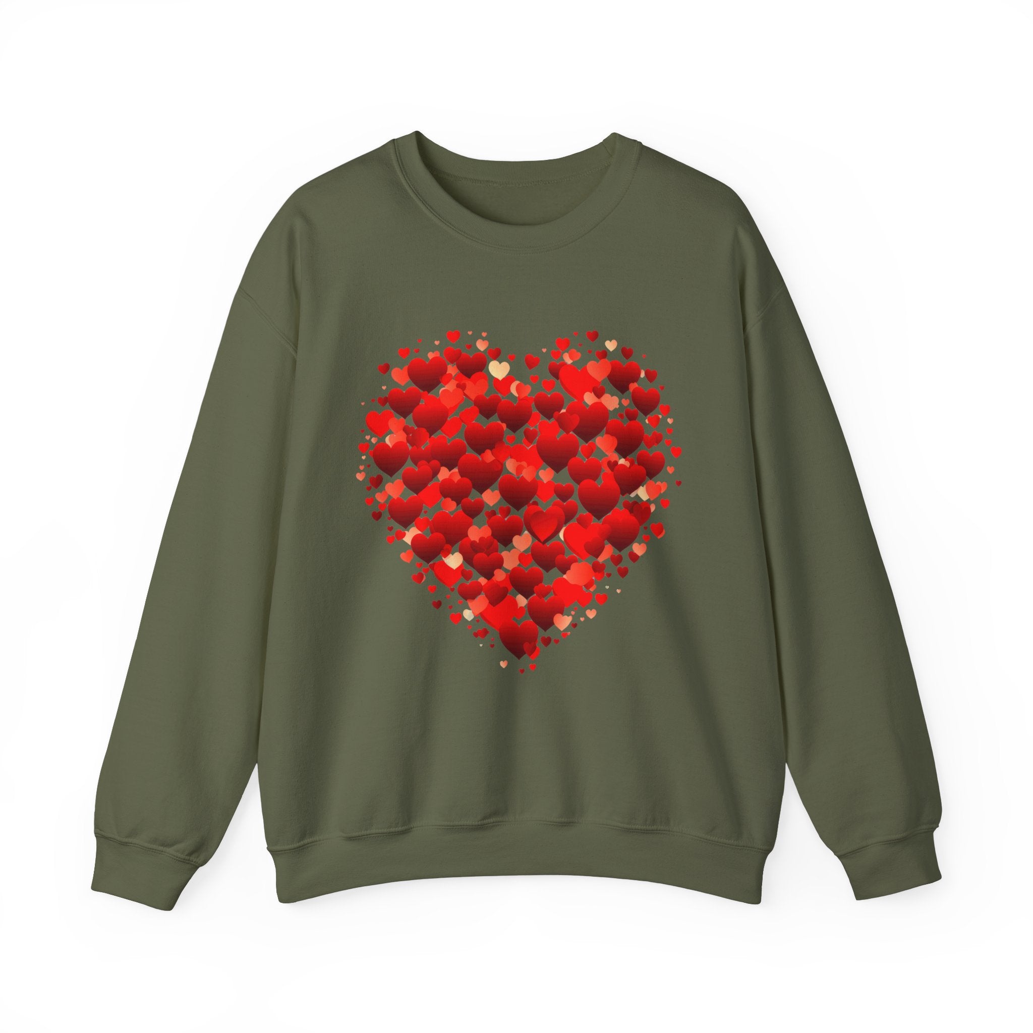 Double Red Heart Sweatshirt
