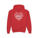 Heart Be Kind Graphic Kids Hoodie