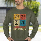 I Ate Some Pie And It Was Delicious Sweatshirt, Funny Pi Day Sweatshirt, Math Teacher Sweat, Math Lover hoodie, Humorous Math Symbol hoodie
