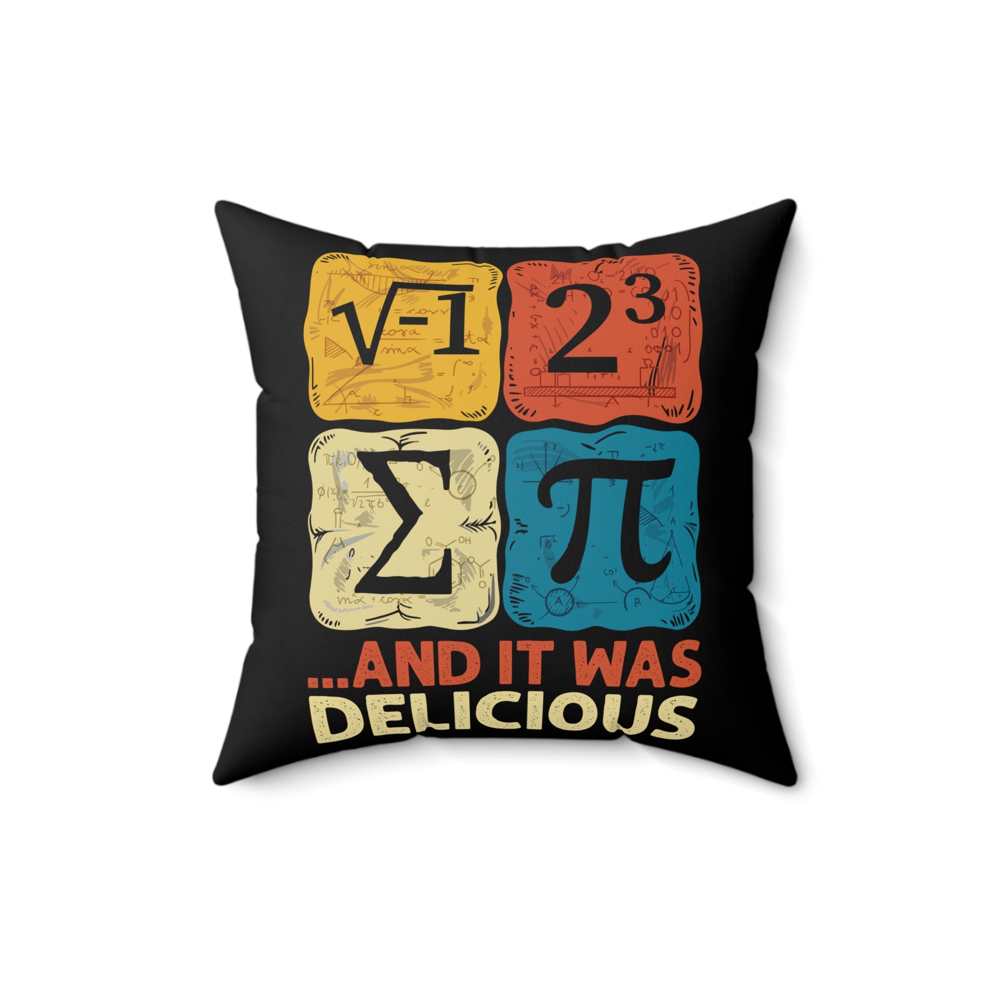 I Ate Some Pie and It was Delicious Pi Day Pillow Cover