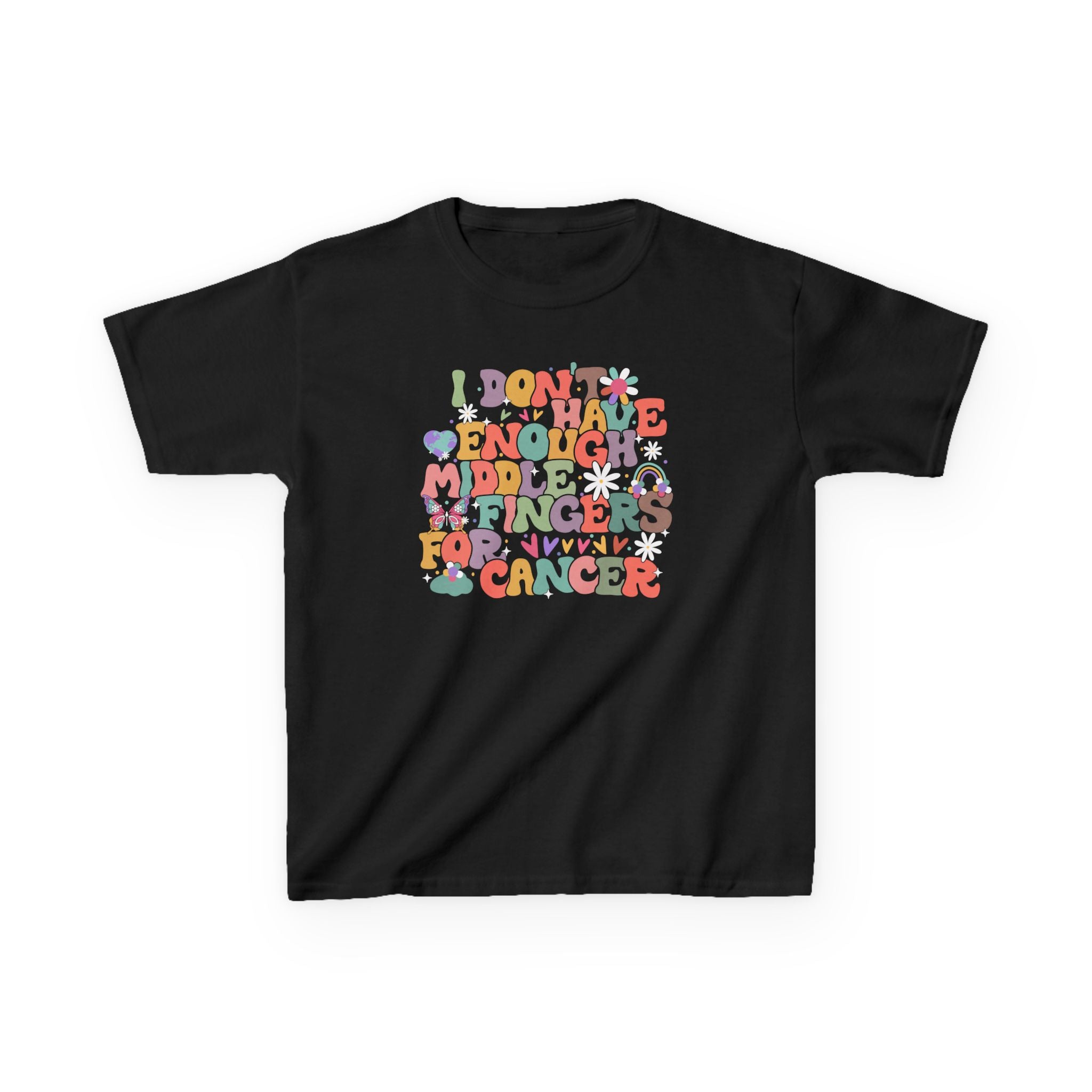 I Don't Have Enough Middle Fingers For Cancer Kids Tee