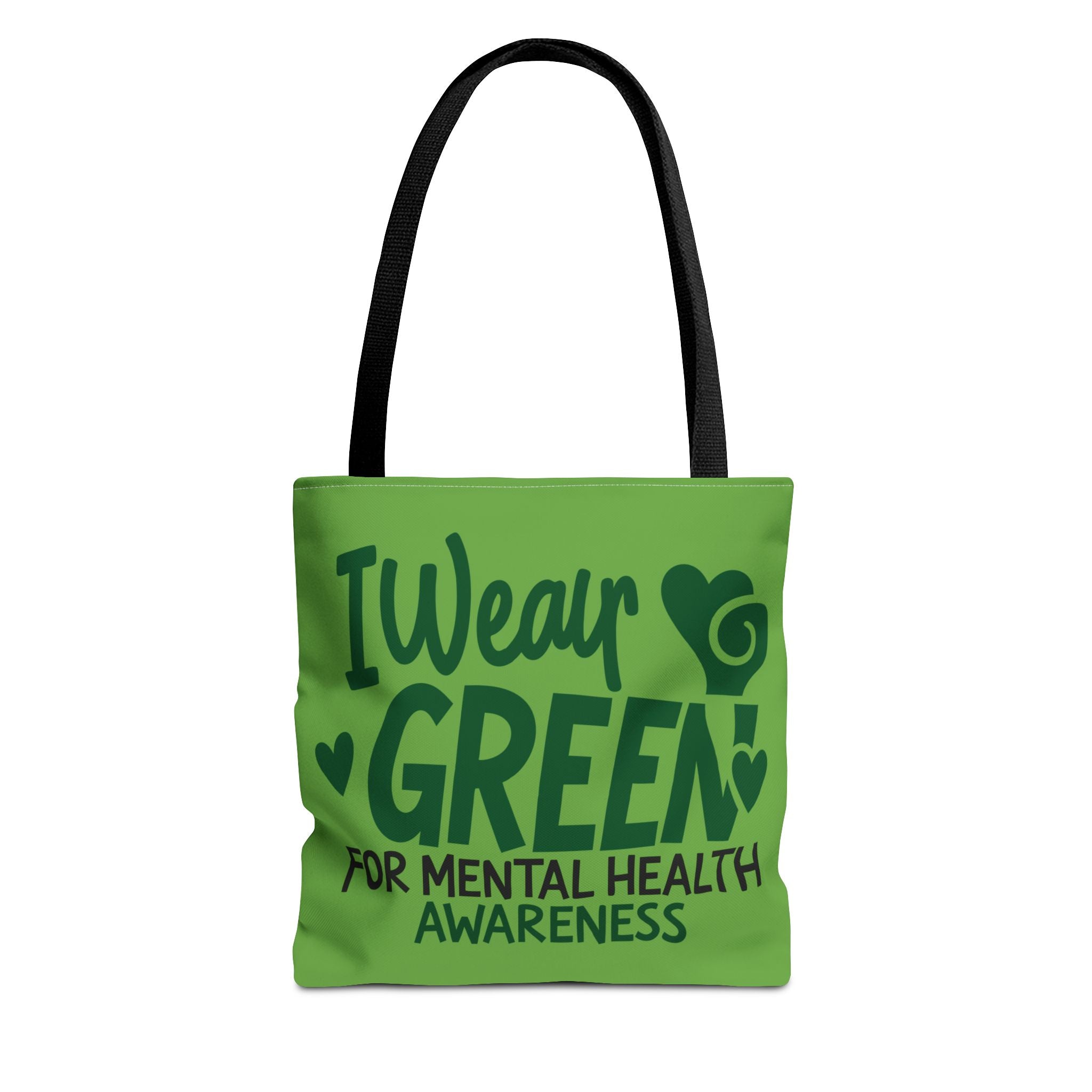I Wear Green For Mental Health Awareness Tote Bag