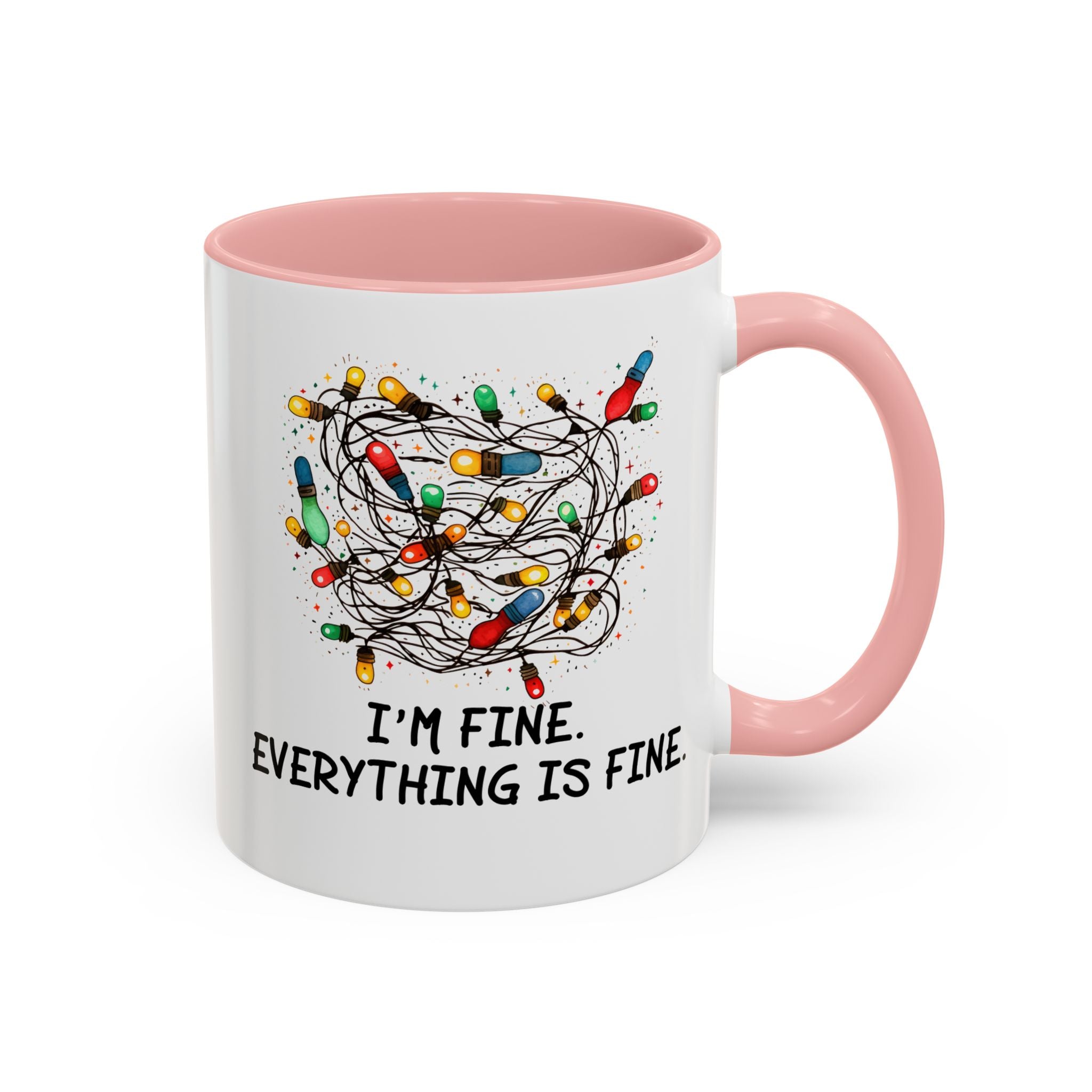 I'm Fine Everything Is Fine Christmas Coffee Mug