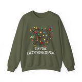 I'm Fine Everything Is Fine Christmas Sweatshirt