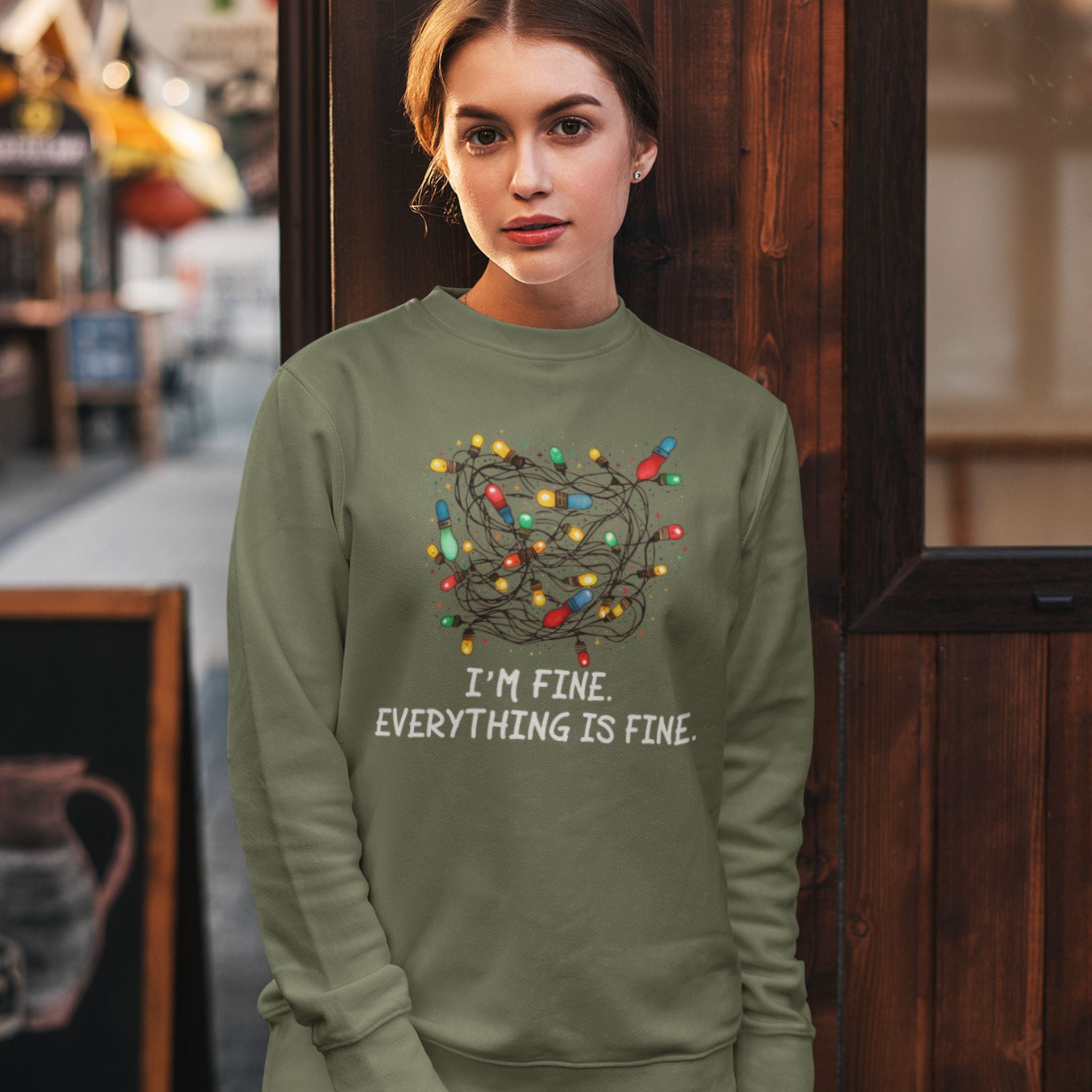 I'm Fine Everything Is Fine Sweatshirt