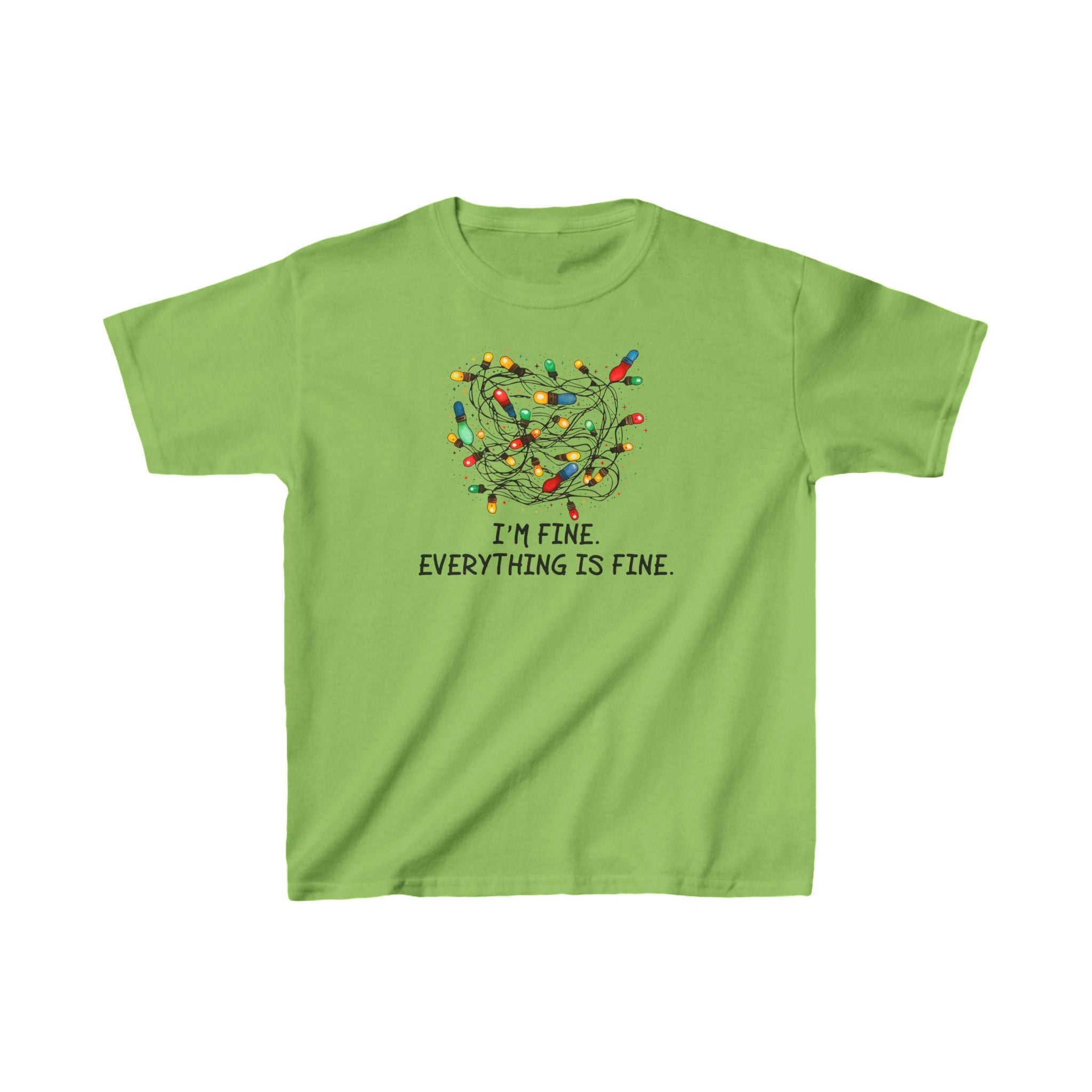 I'm Fine Everything is Fine Christmas Kids Shirt 