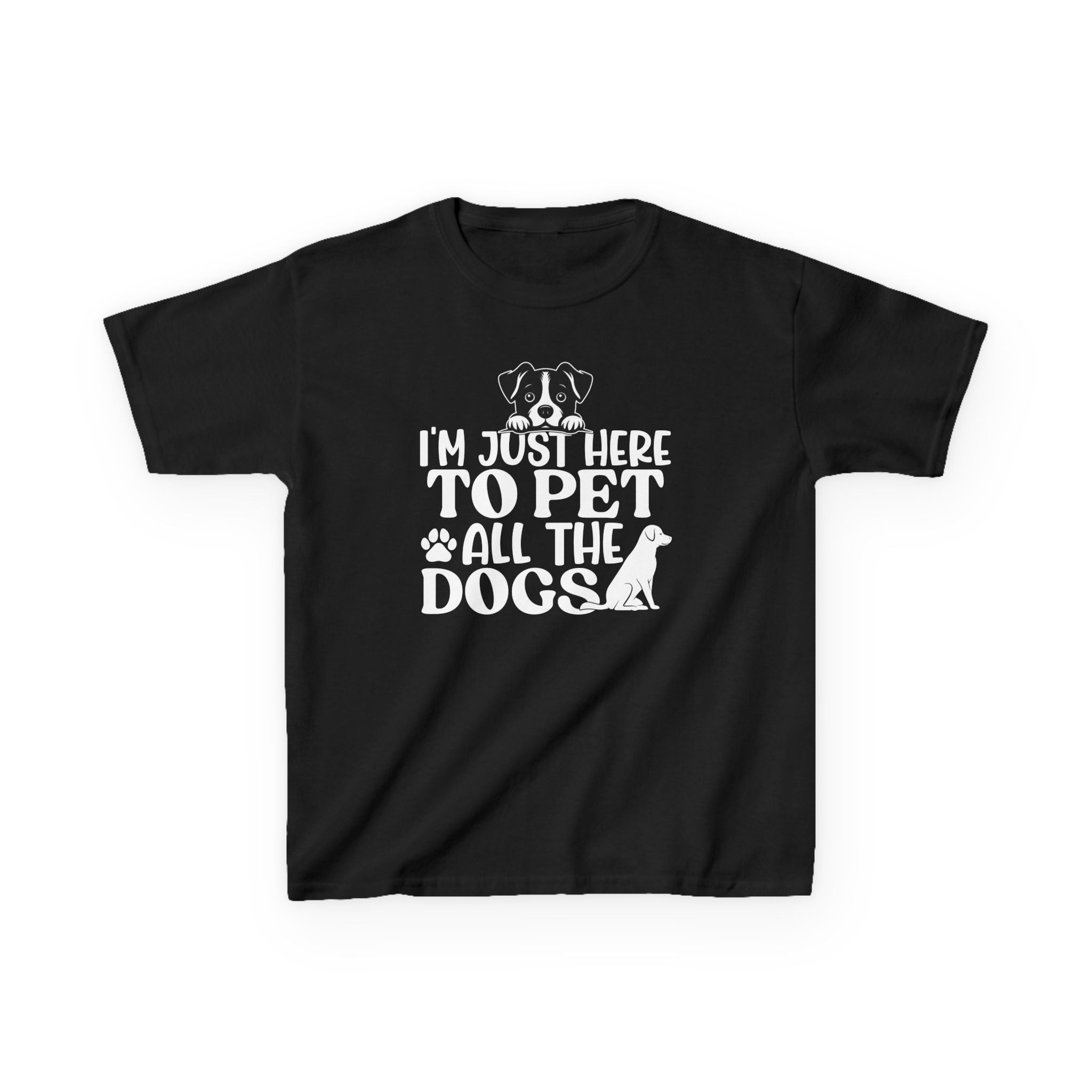 I'm Here To Pet All The Dogs Kids Shirt