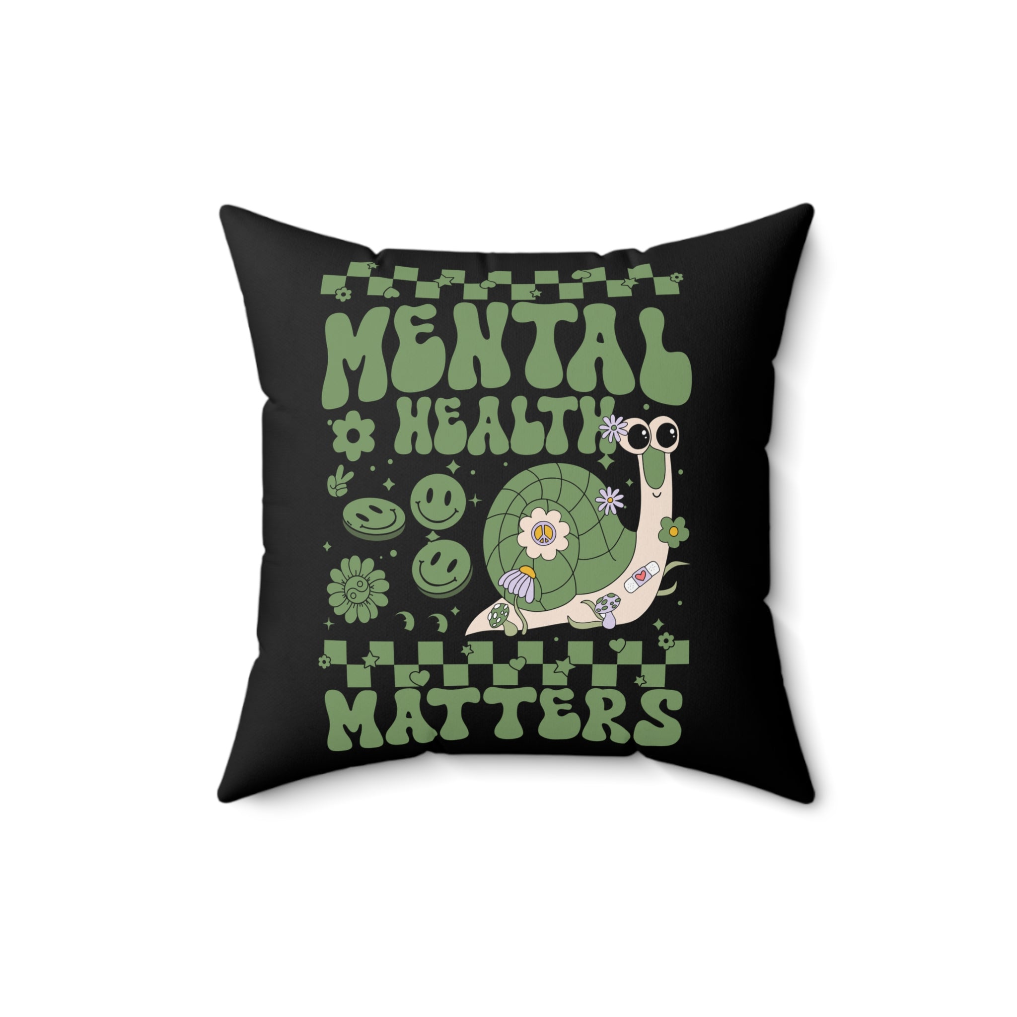 Mental Health Matters Be Kind to Your Mind Throw Pillow