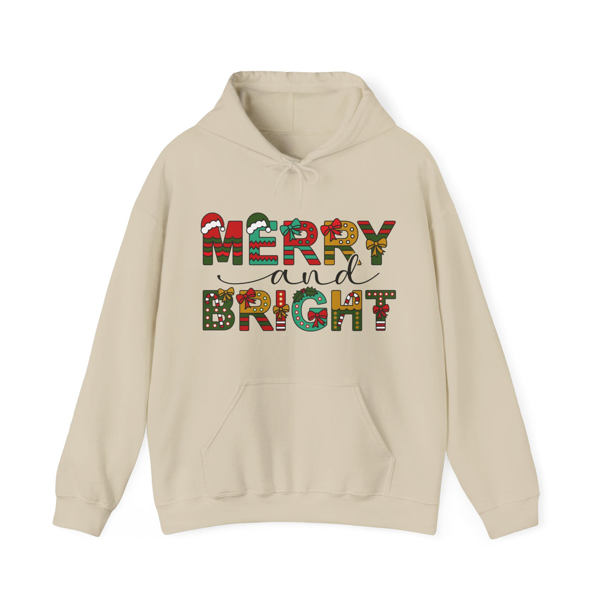 Merry And Bright Christmas Hoodie