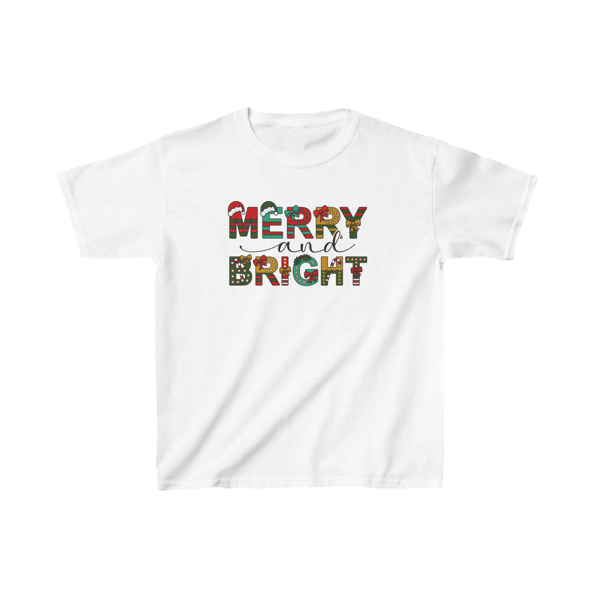 Merry And Bright Kids Shirt