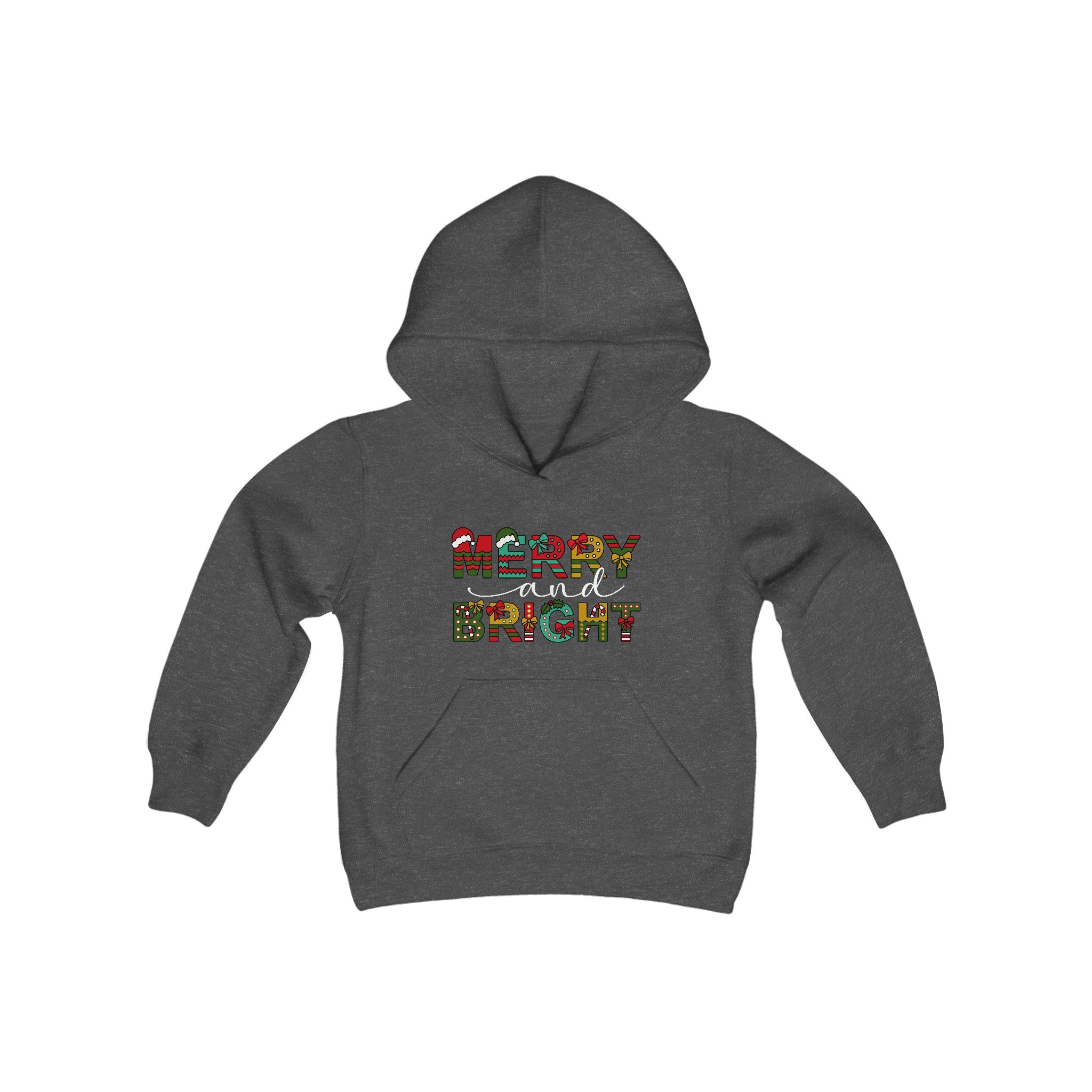 Merry and Bright  kids Hoodie