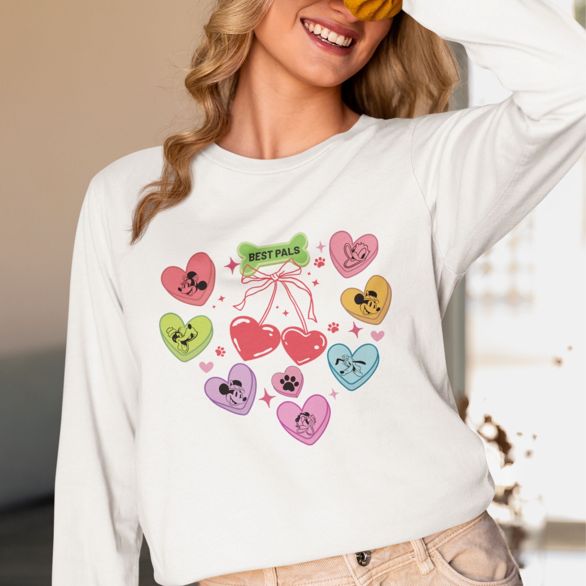 Mickey And Friends Valentine Long Sleeve