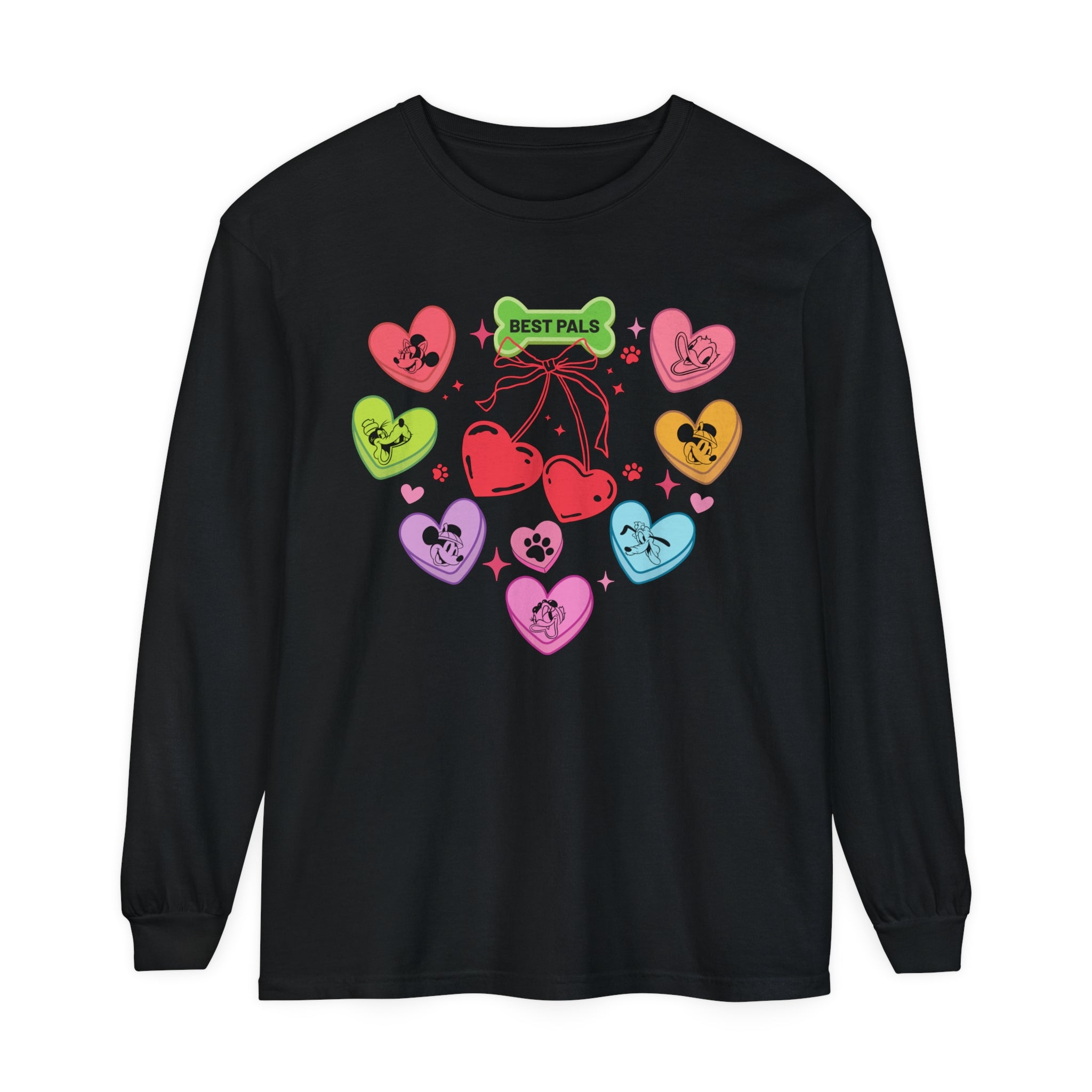 Mickey And Friends Valentine Long Sleeve T-Shirt